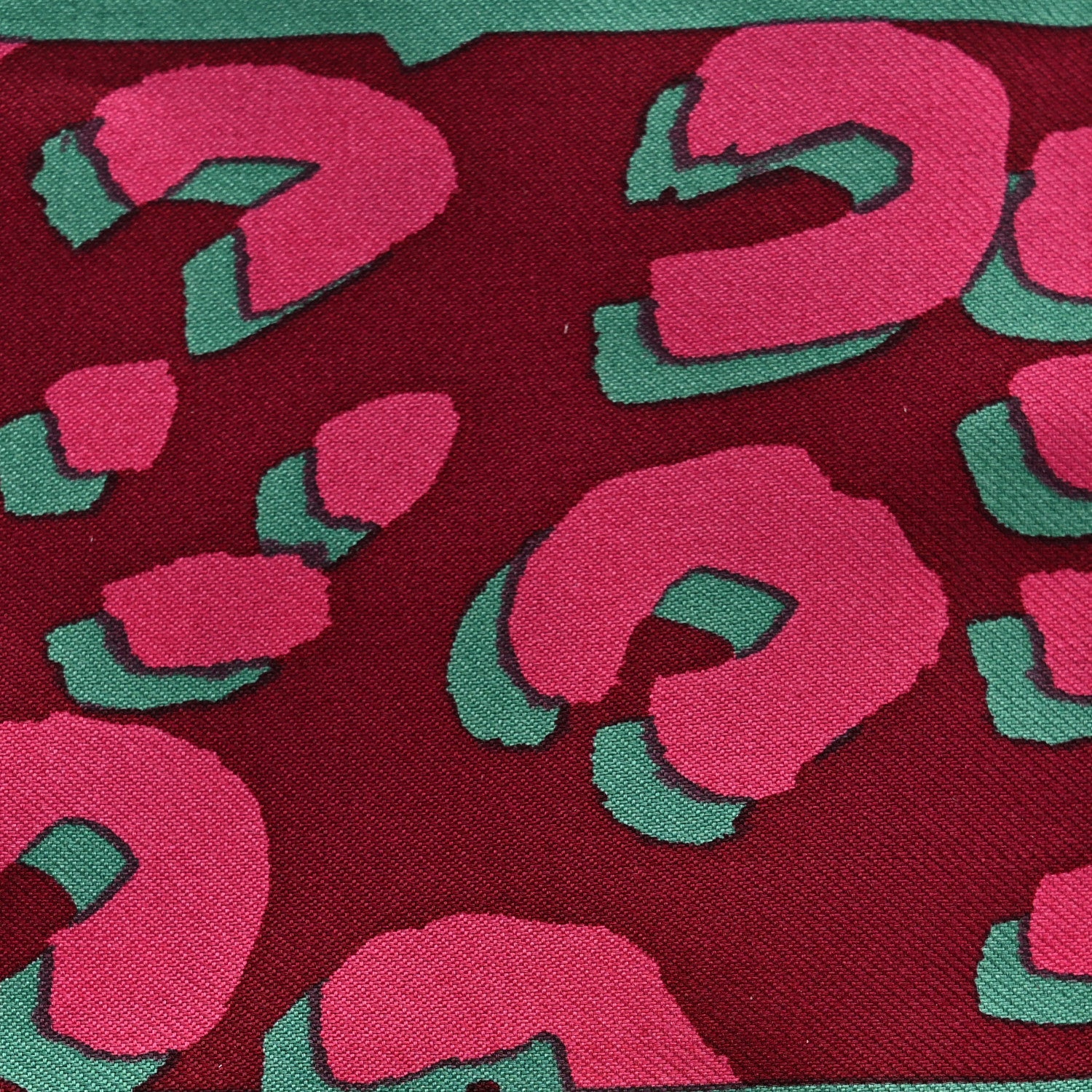 Silk Leopard Bandeau Rouge Fauviste
