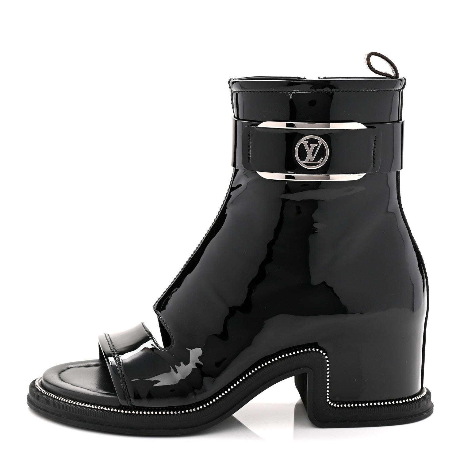 Patent Calfskin Moonlight Boots 37 Black