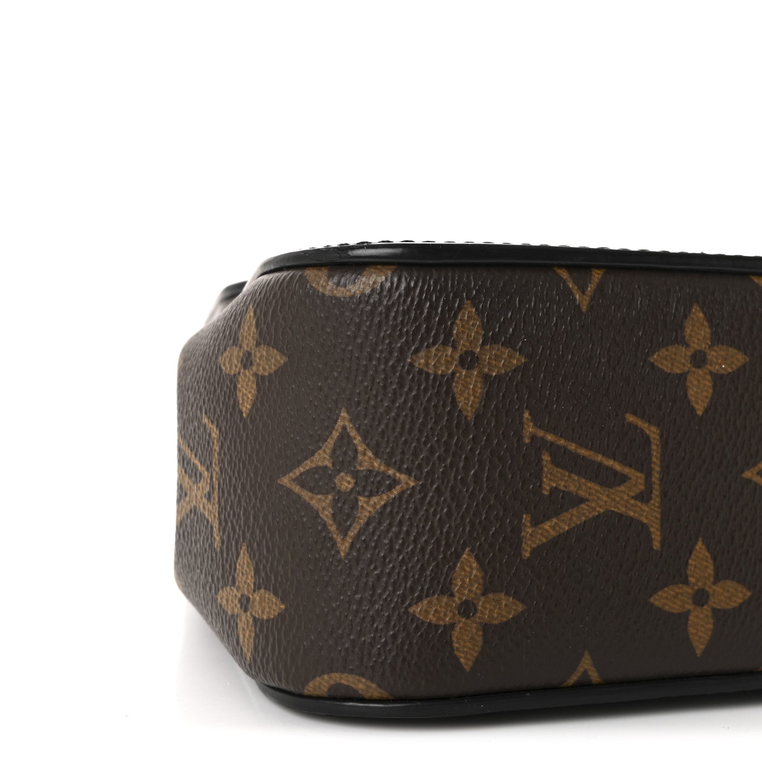 Patent Calfskin Monogram Cherrywood BB Black