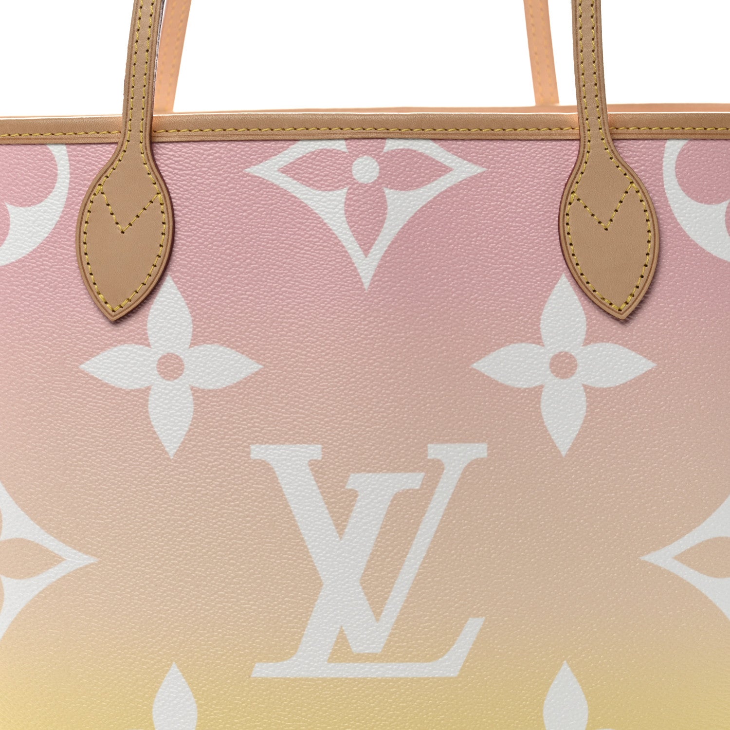 Monogram Giant By The Pool Neverfull MM Light Pink