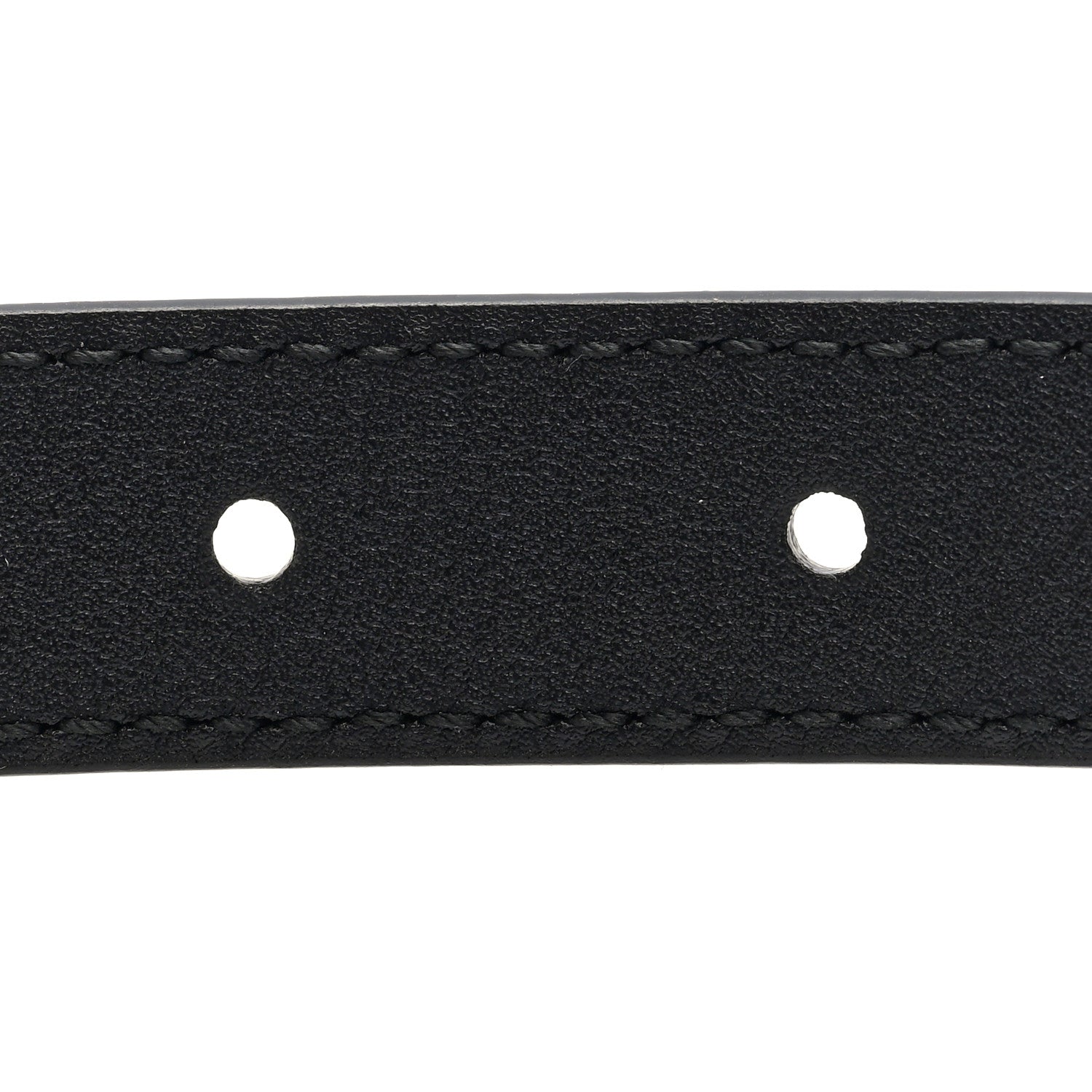 Azalea Calfskin Enamel Monochrome Double G 20mm Belt 70 28 Black