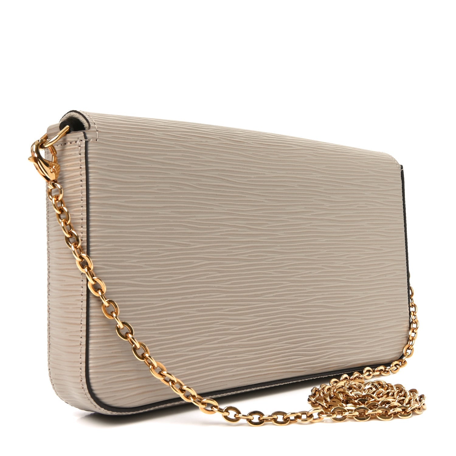 Epi Felicie Pochette Chain Wallet Galet