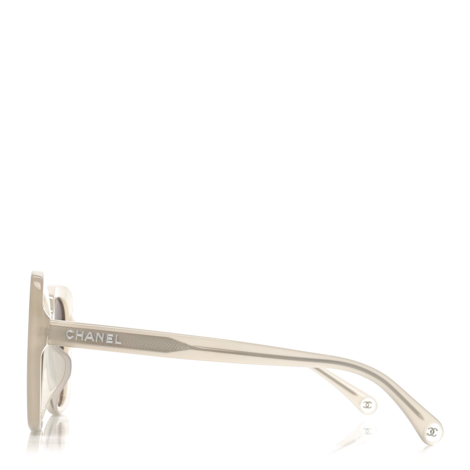 Acetate Rectangle Sunglasses 5504 Dark Beige