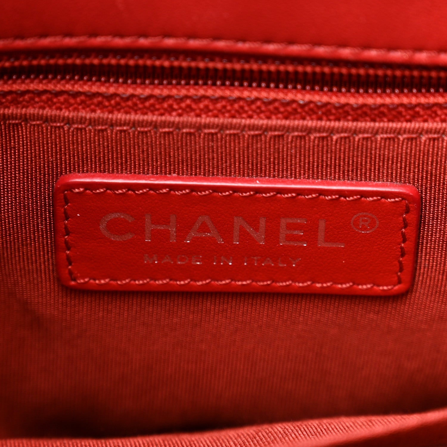Lambskin Quilted Small Urban Delight Tote Red