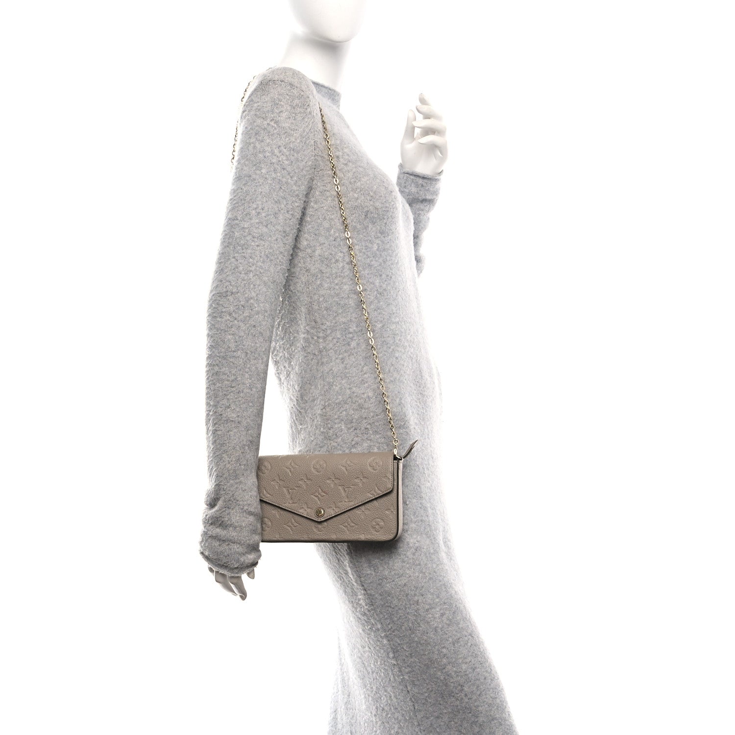 Empreinte Pochette Felicie Chain Wallet Tourterelle