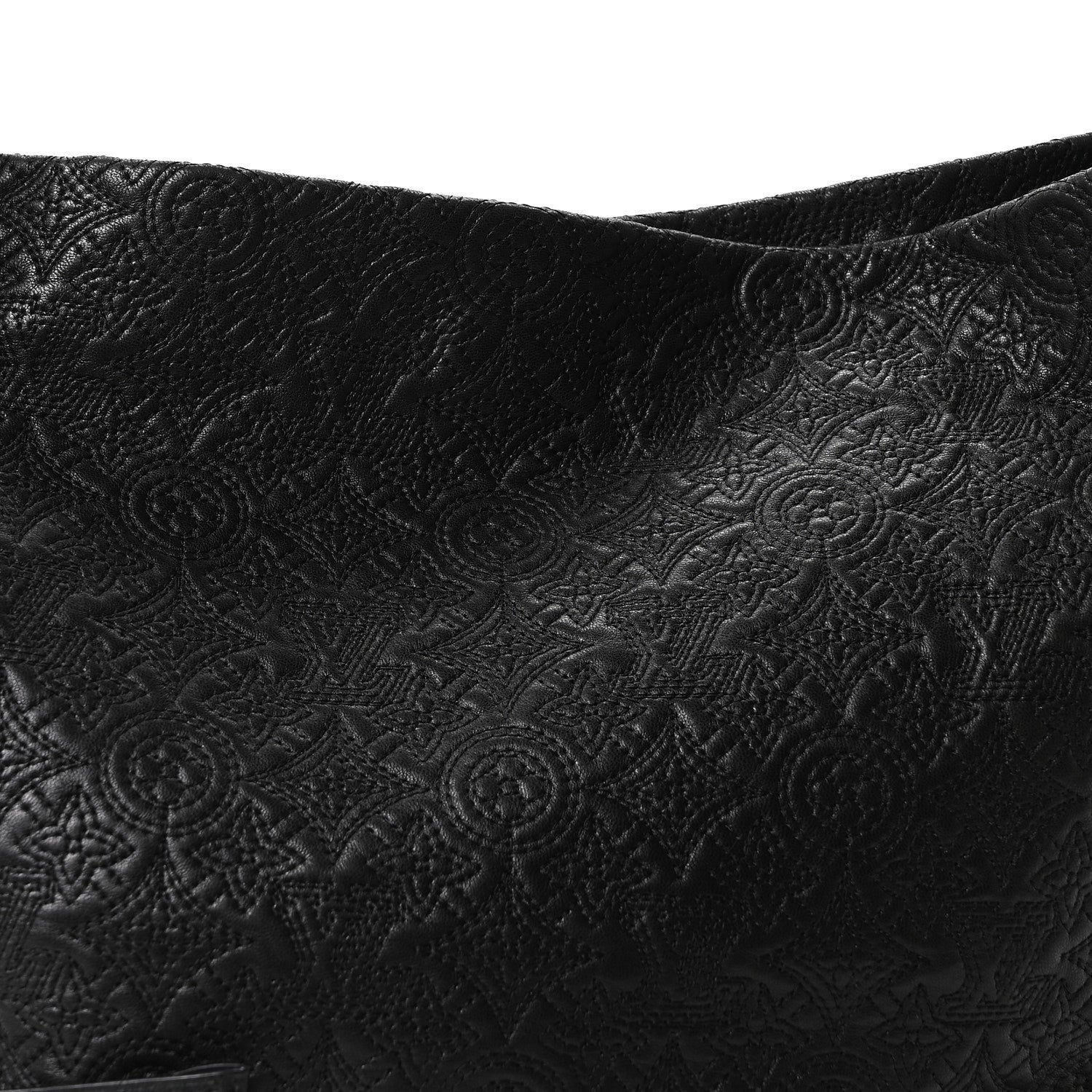 Monogram Lambskin Antheia Hobo PM Black