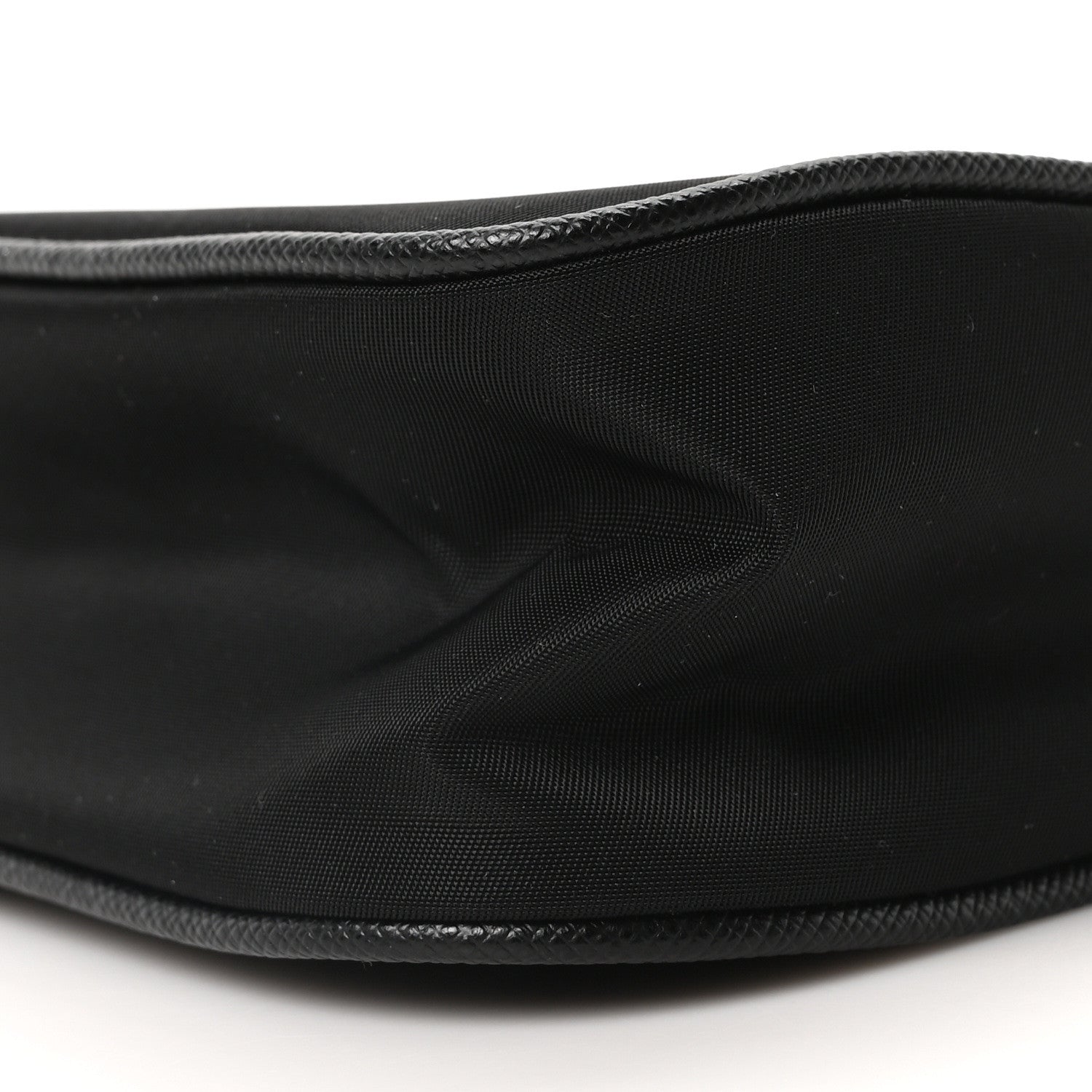 Tessuto Nylon Saffiano Mini Re-Edition 2005 Bag Black