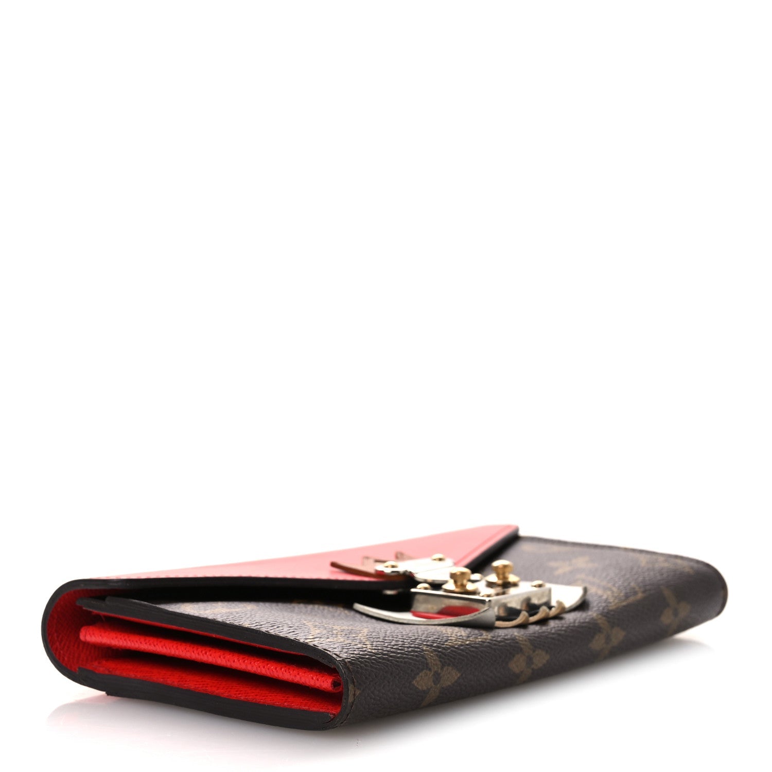 Monogram Tribal Mask Sarah Wallet Rouge
