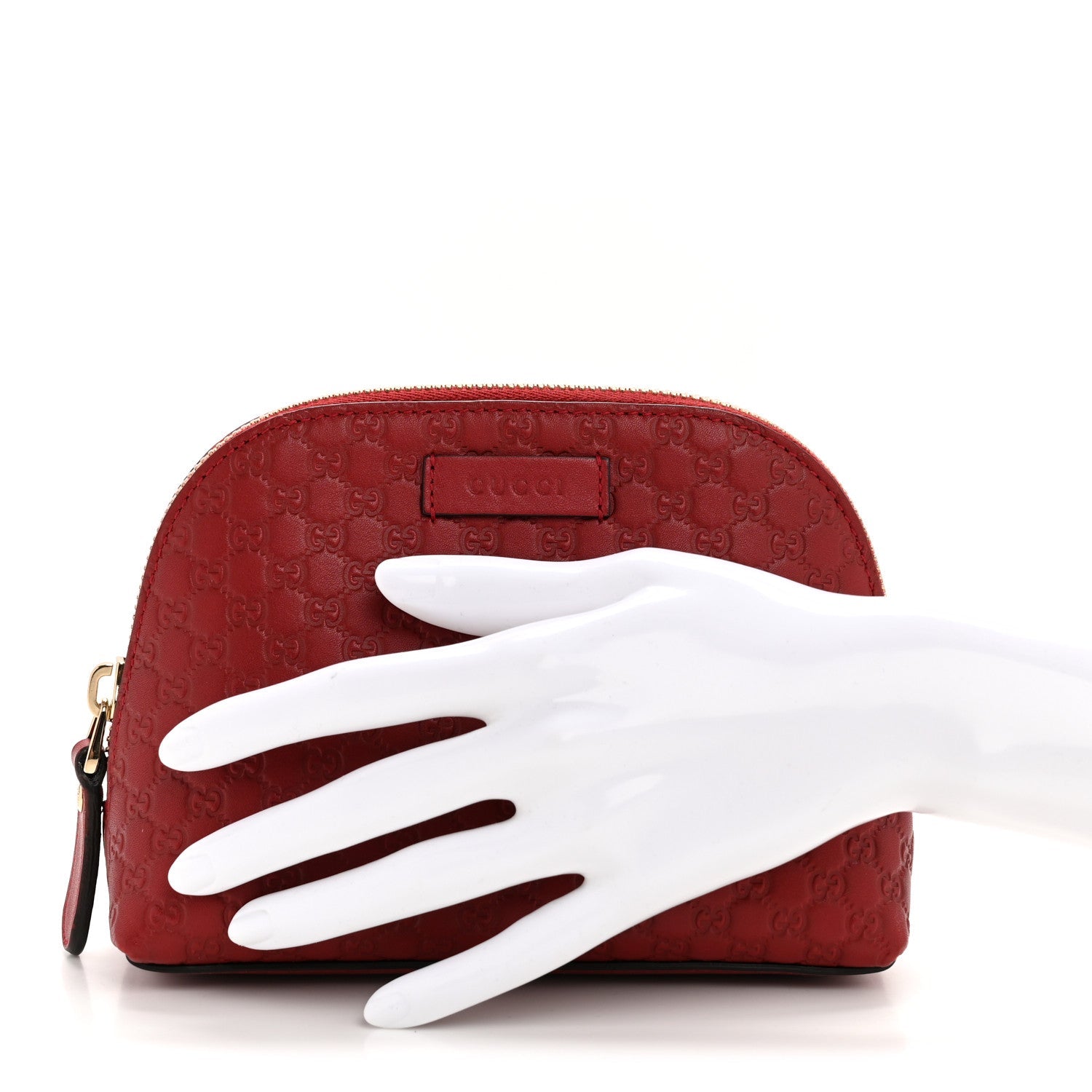 Microguccissima GG Cosmetic Case Red