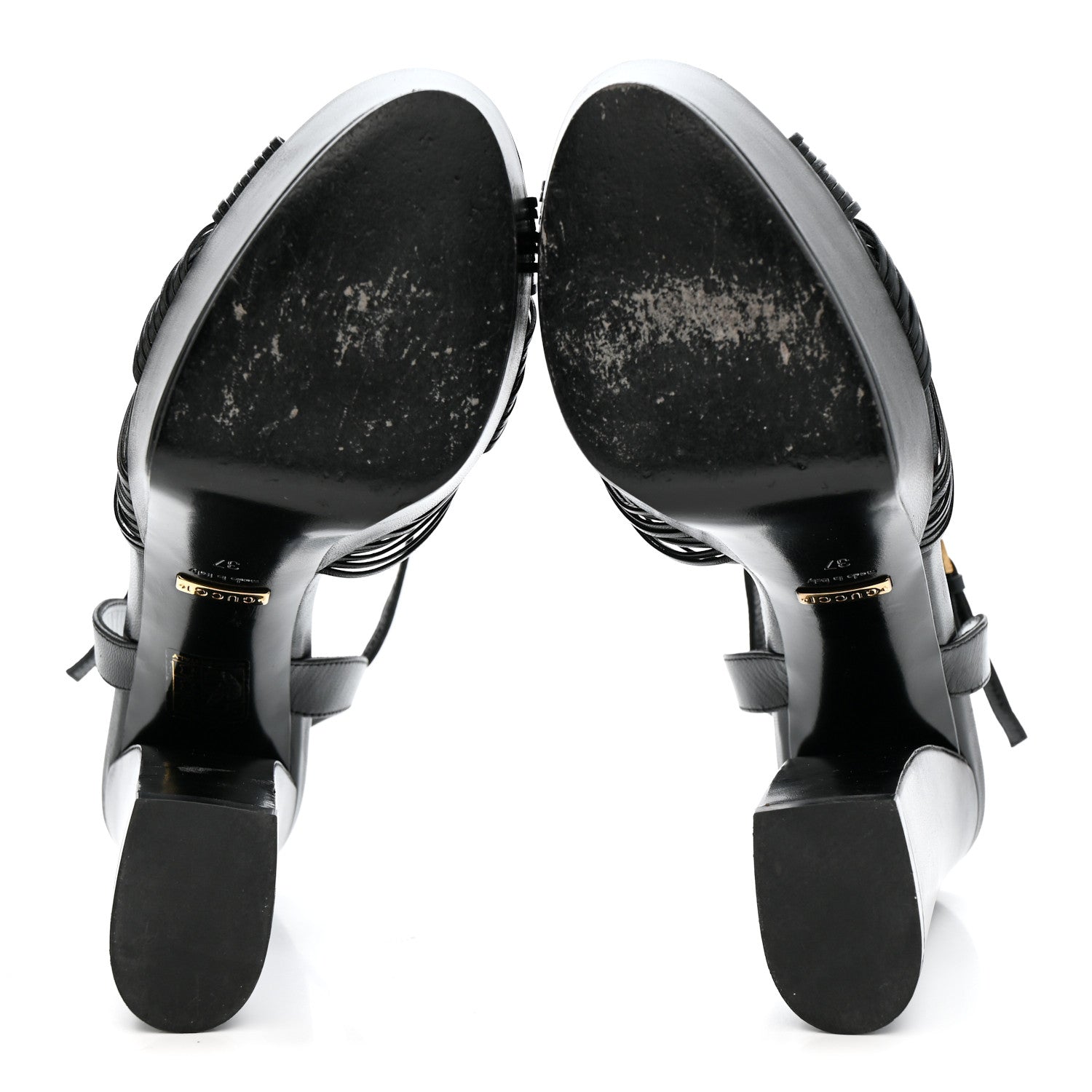 Malaga Kid Allie Platform Sandals 37 Black