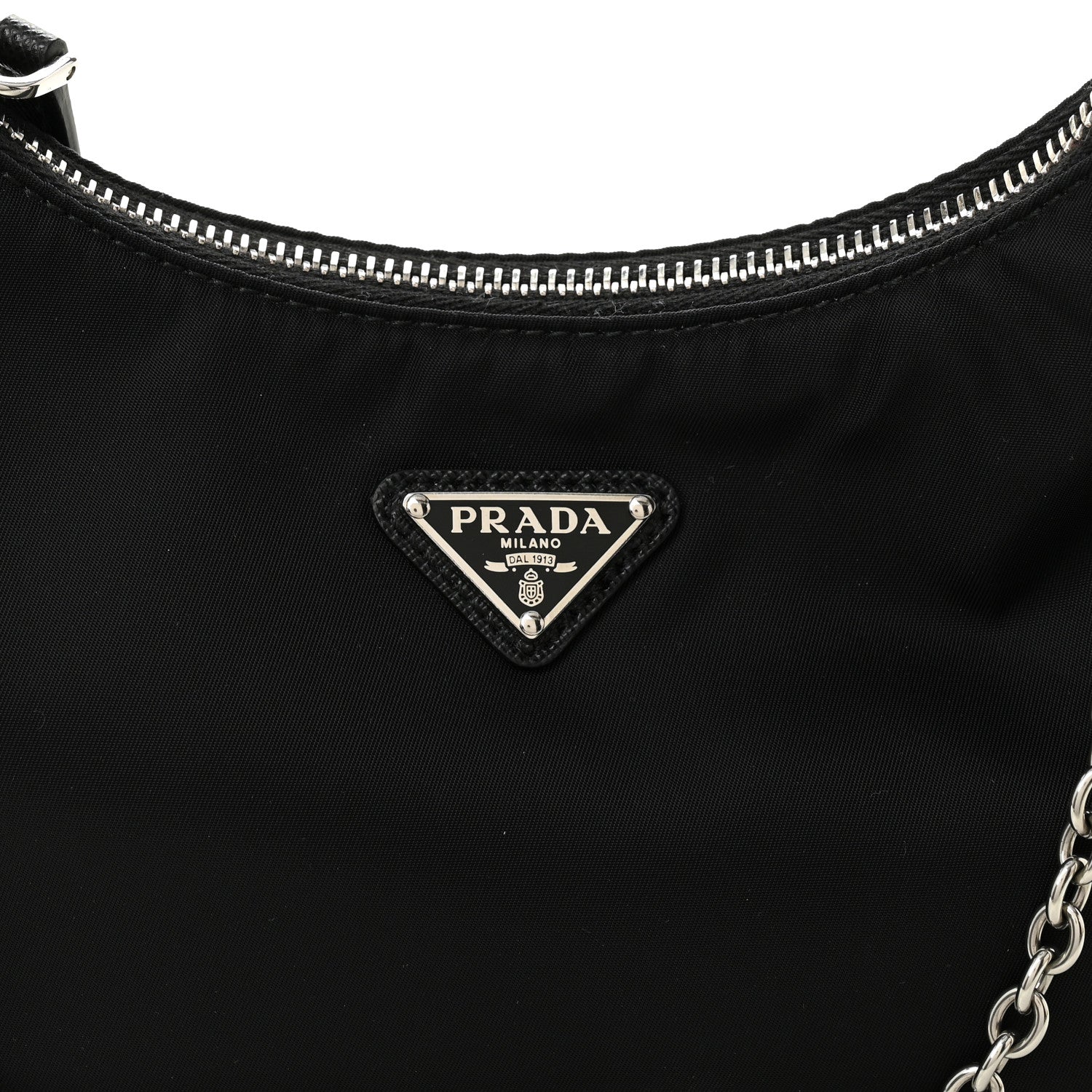 Re-Nylon Saffiano Re-Edition 2005 Shoulder Bag Black