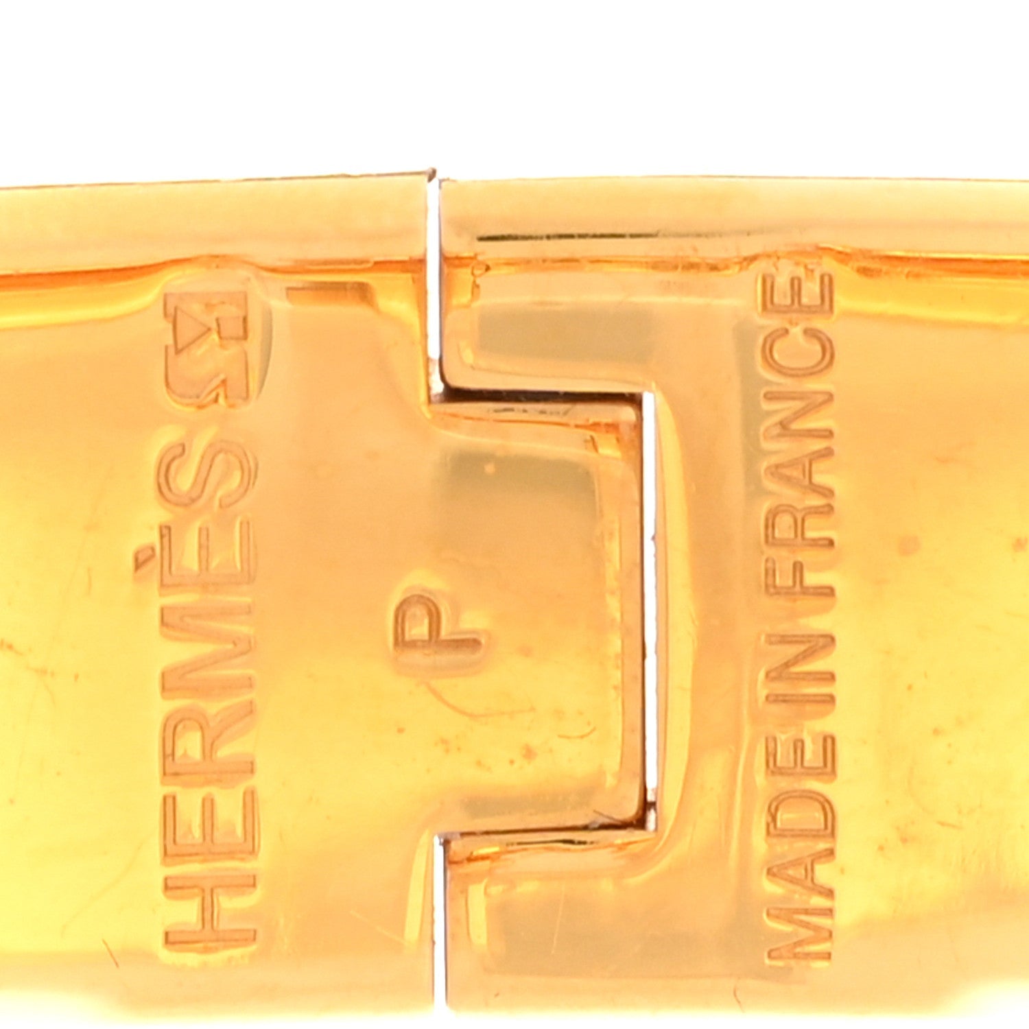 Enamel Narrow Clic Clac H Bracelet PM Rouge Vif