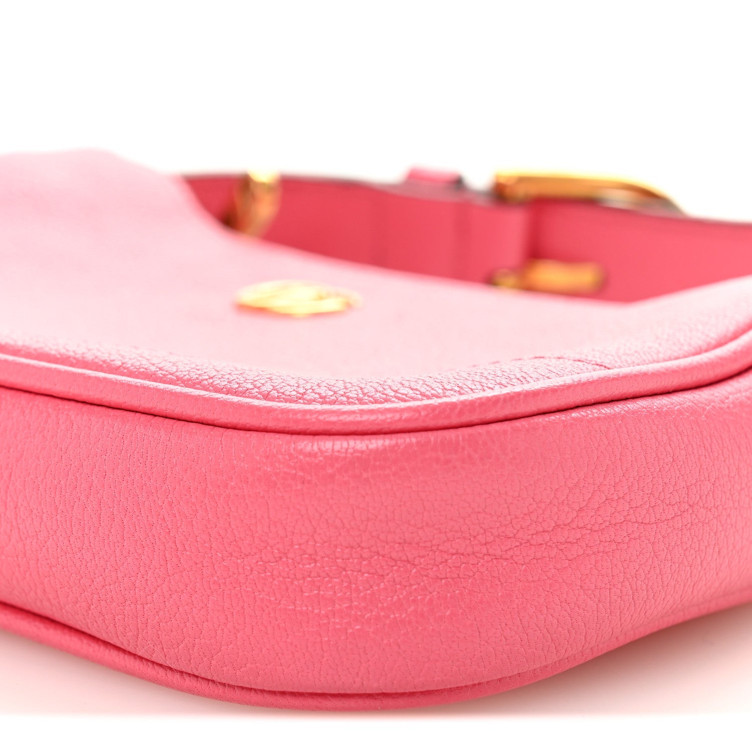 Goatskin Mini Aphrodite Shoulder Bag Rhodamine Pink