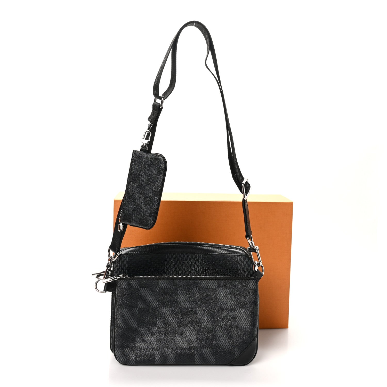 Damier Graphite 3D Trio Messenger
