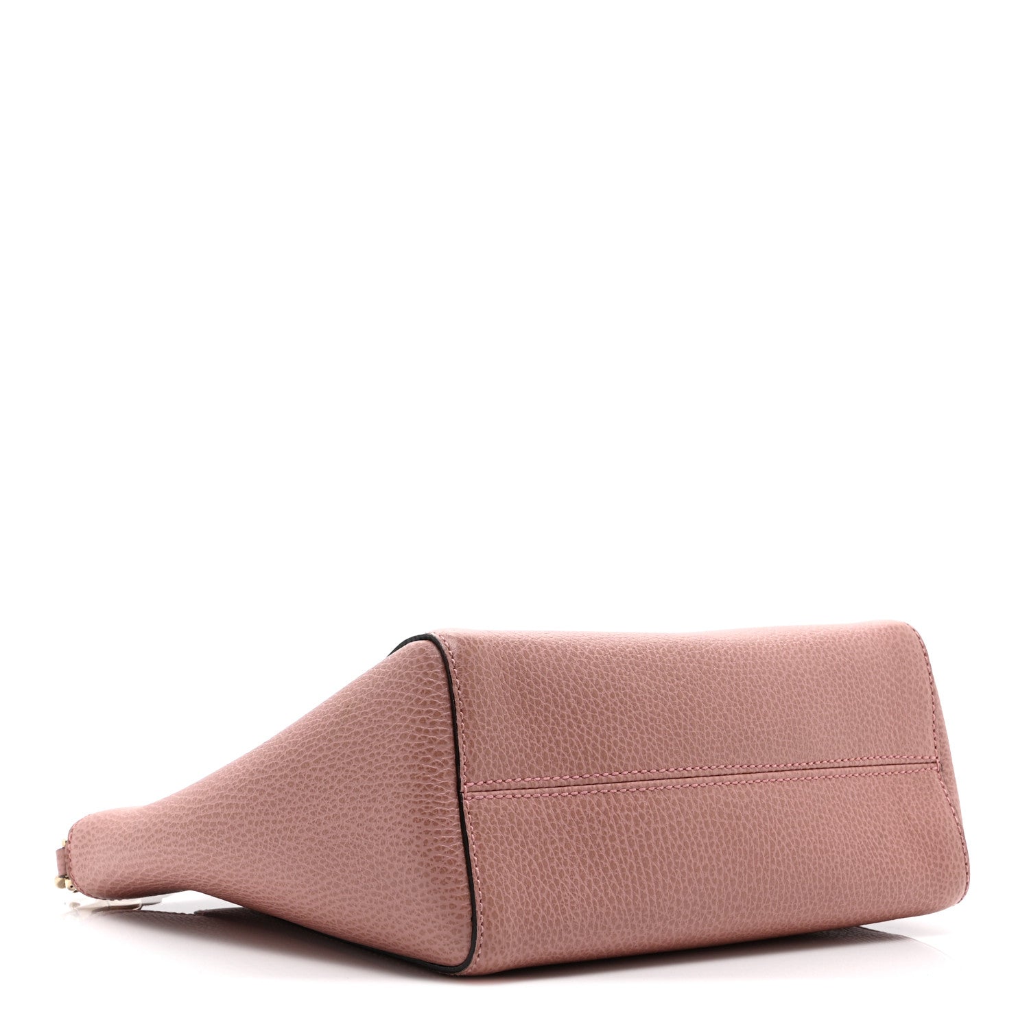 Dollar Calfskin Mini Swing Top Handle Bag Soft Pink