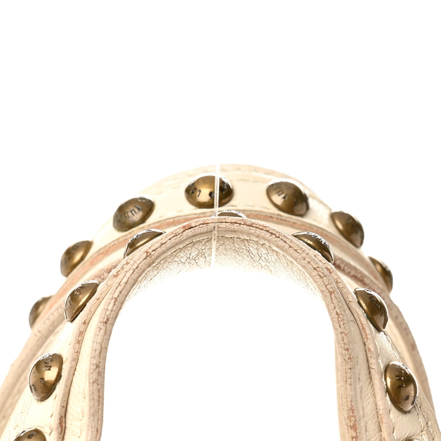 Lambskin Riveting White