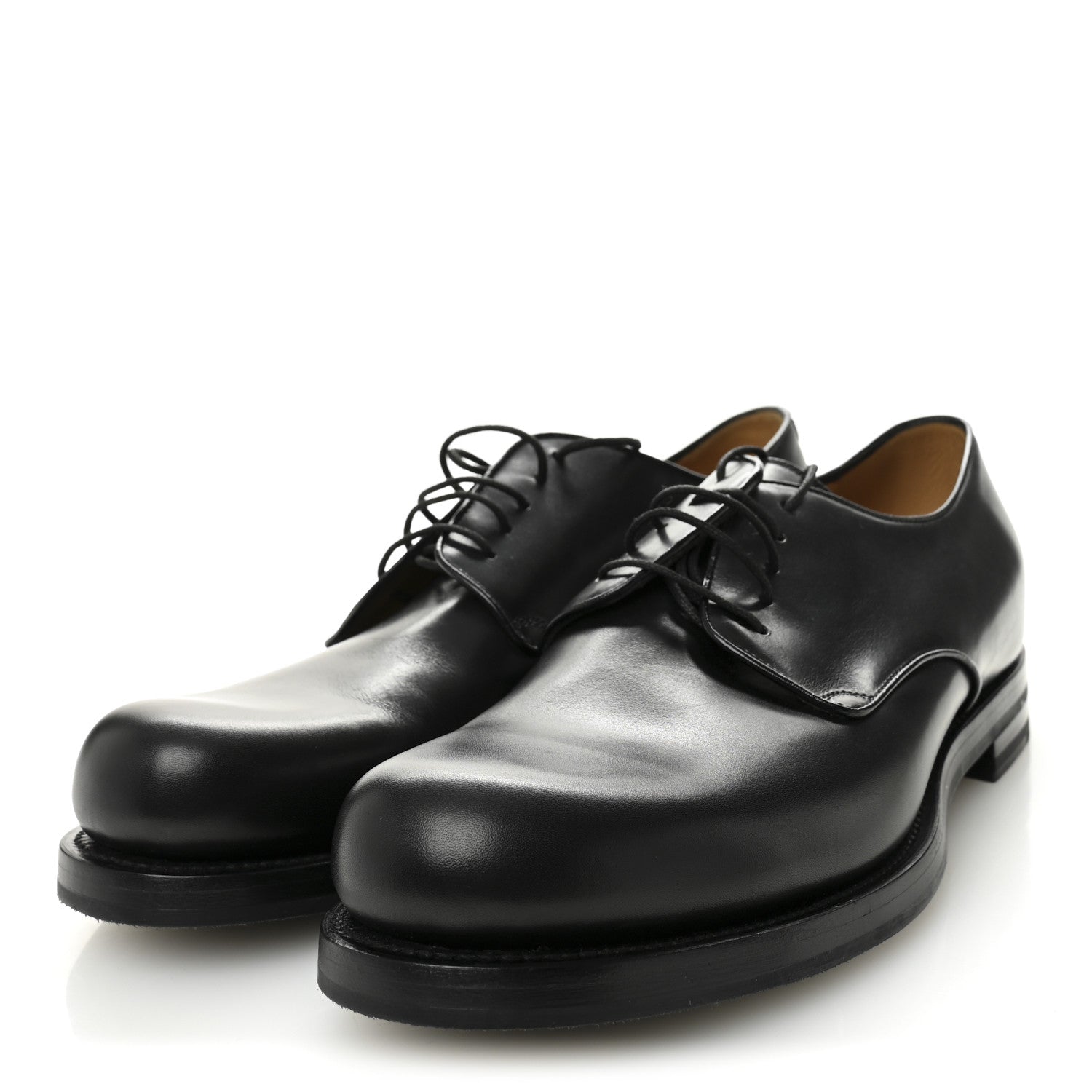 Knight Calfskin Mens Oxford Loafers 8.5 Black