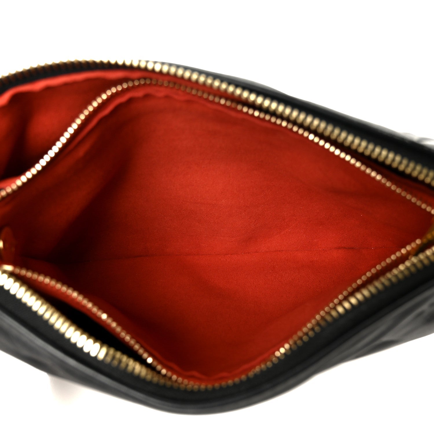 Lambskin Embossed Monogram Coussin BB Black