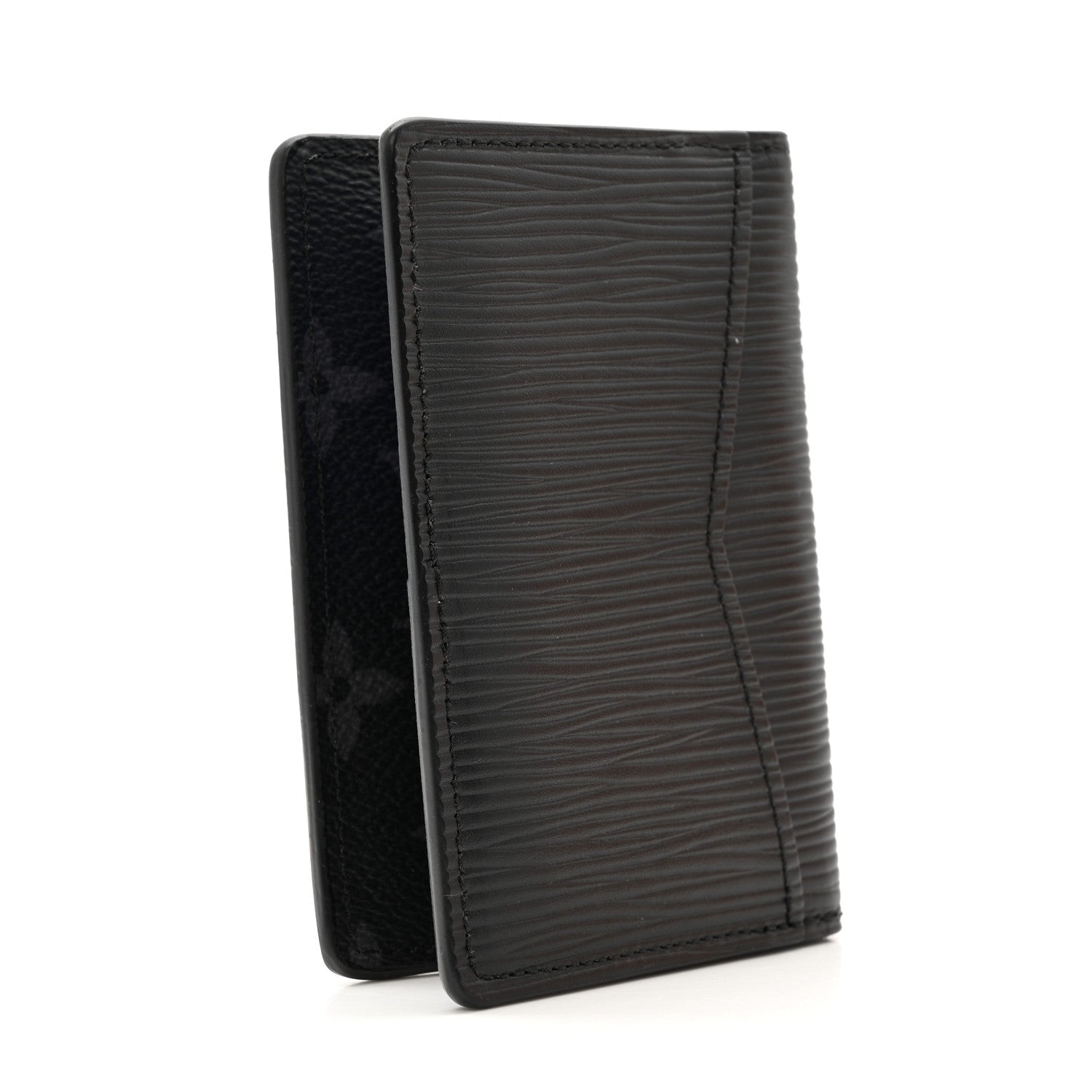 Epi Monogram Eclipse Pocket Organizer Black Blue