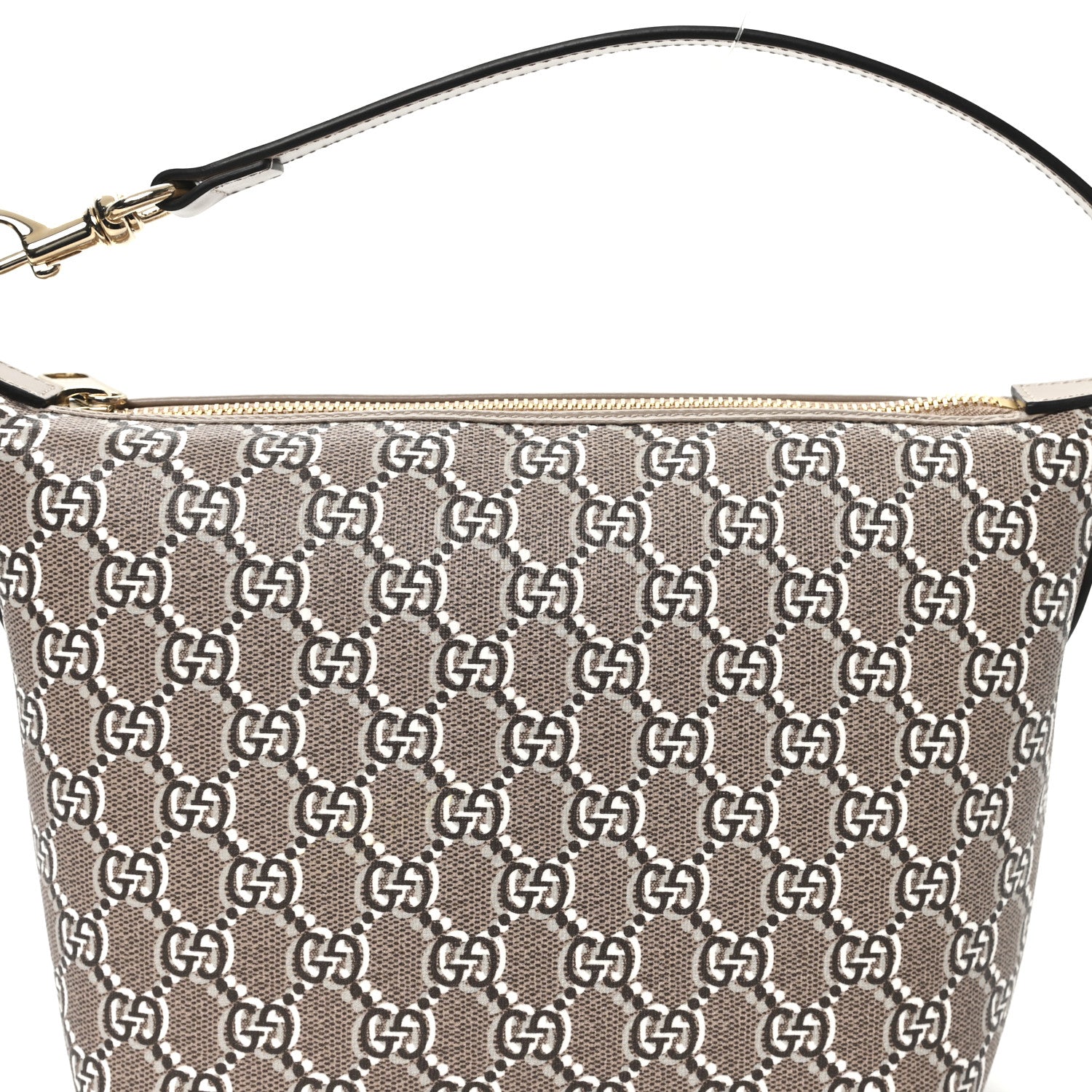 GG Shadow Monogram Super Mini Ophidia Shoulder Bag Taupe