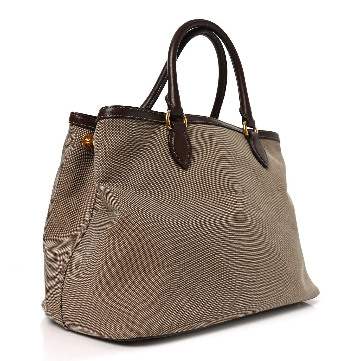 Jacquard Logo Tote Corda Bruciato