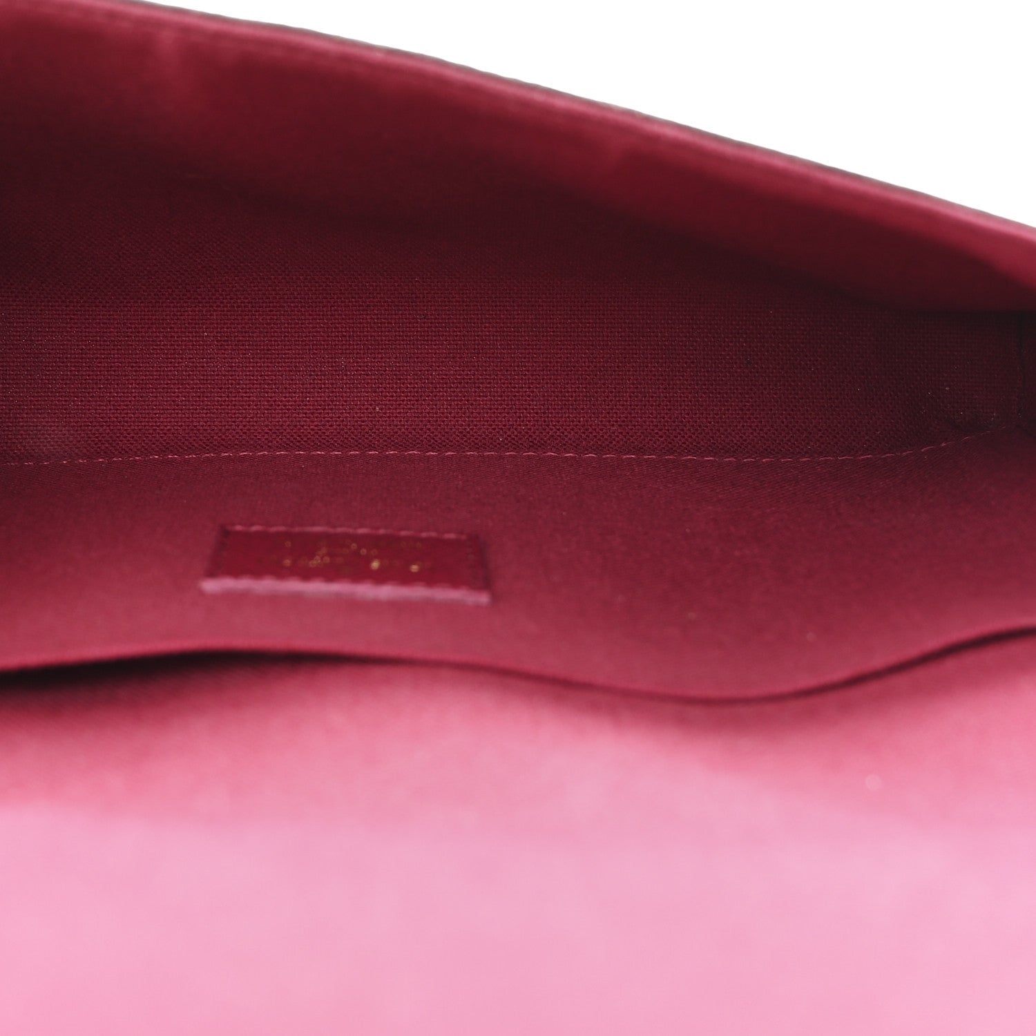 Monogram Pochette Felicie Chain Wallet Fuchsia