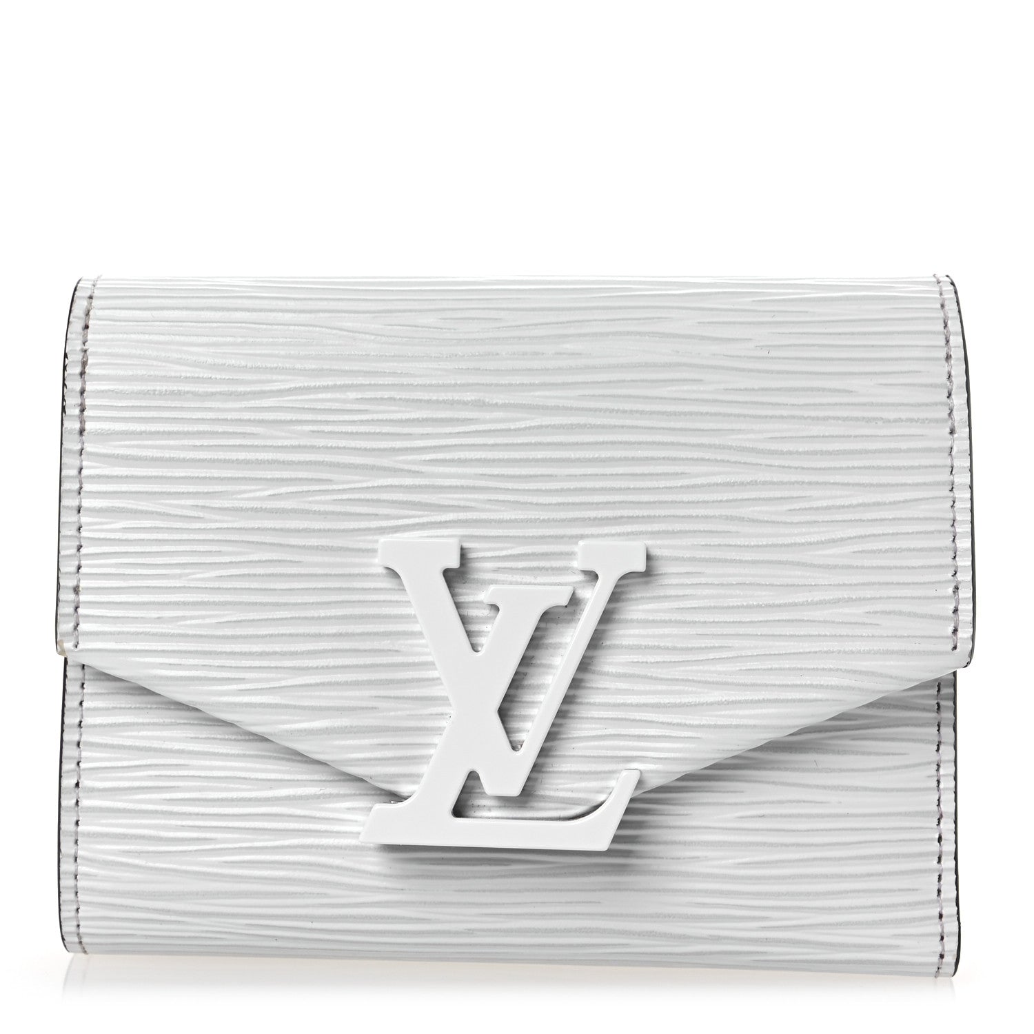 Epi Grenelle Compact Wallet White