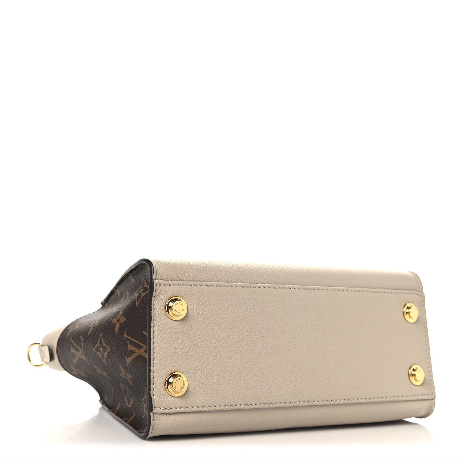 Calfskin Monogram On My Side PM Greige