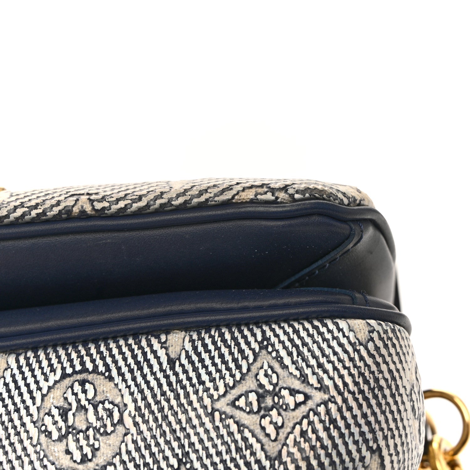Monoglam Pochette Metis East West Blue
