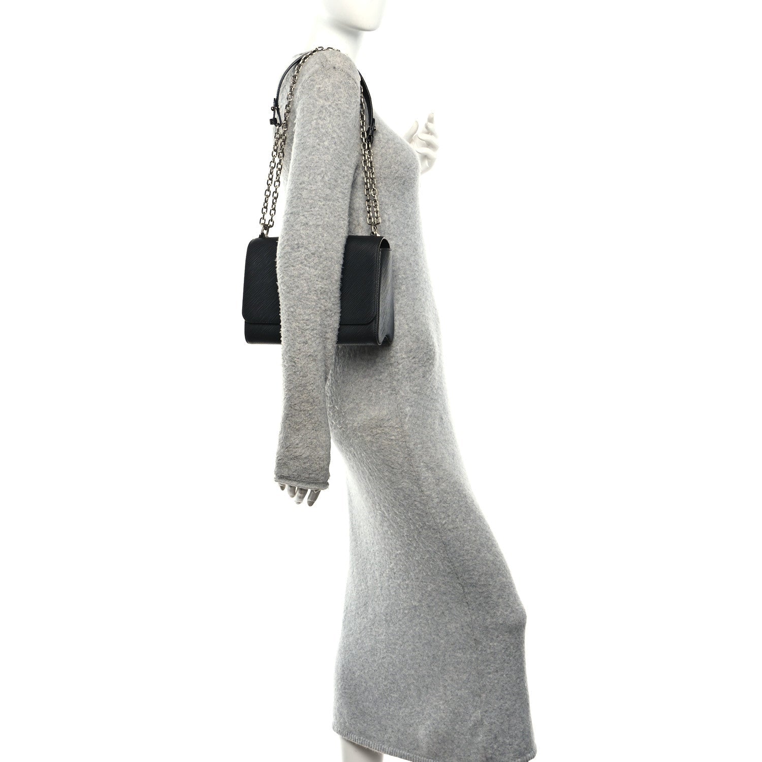 Epi Twist Shoulder Bag MM Black