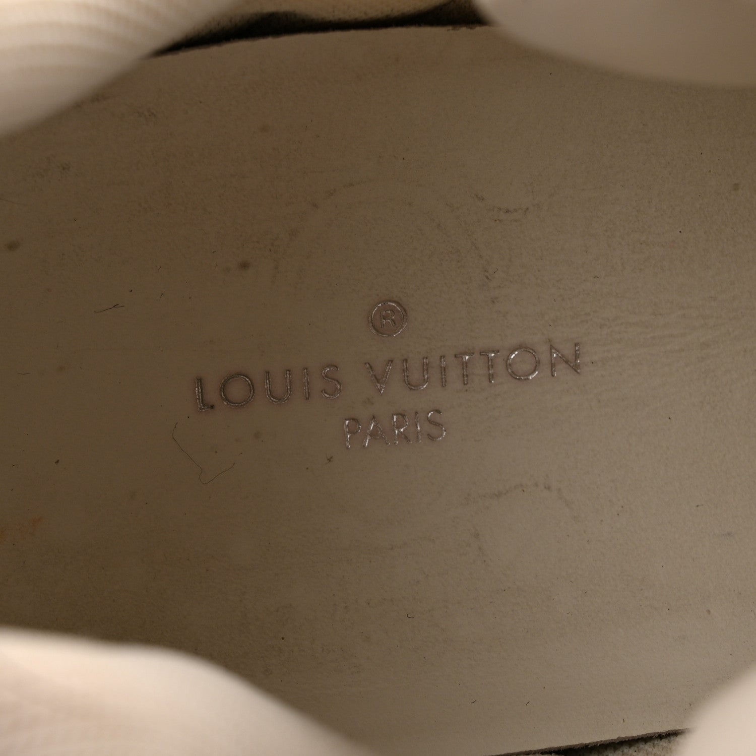 Metallic Calfskin Technical Nylon LV Archlight Sneakers 37 White Silver
