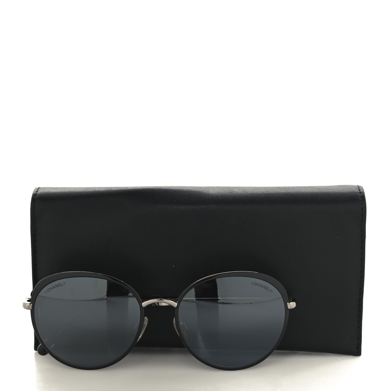 Round Spring Sunglasses 4206 Silver