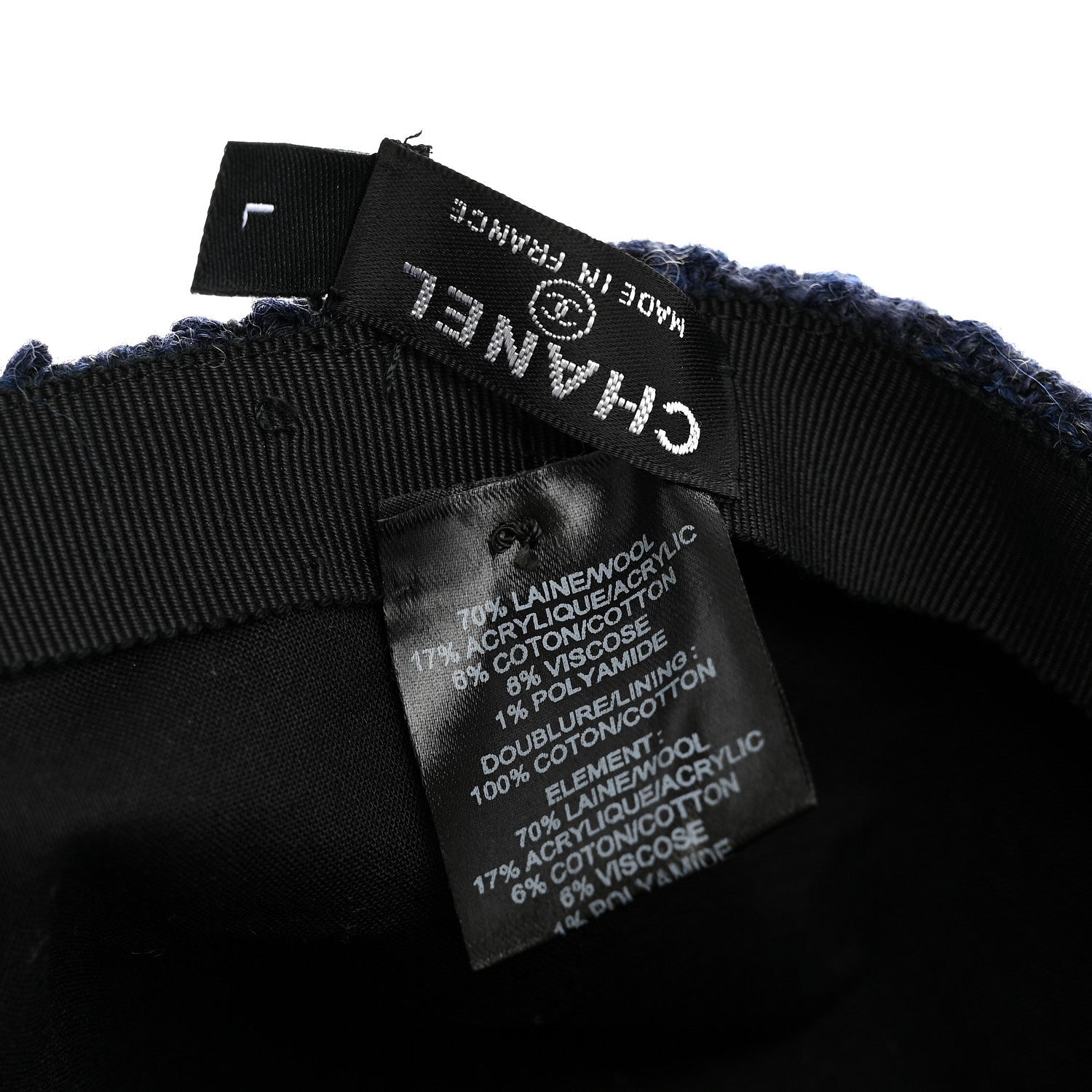 Tweed CC Cap Hat L Blue