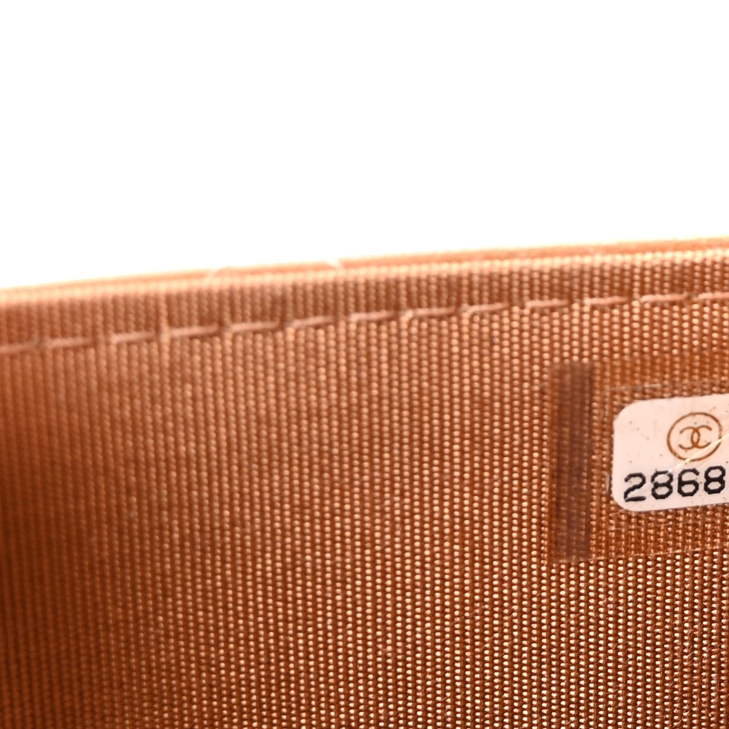 Lambskin Quilted Trendy CC Wallet On Chain WOC Camel