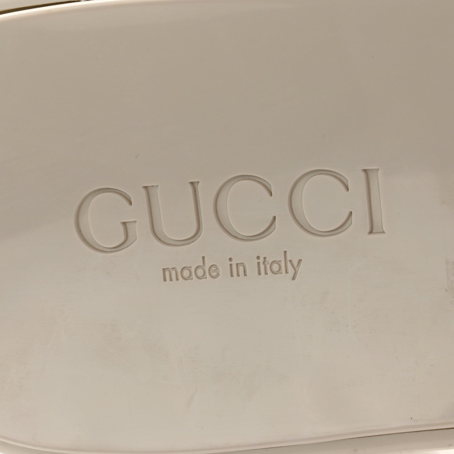 Rubber Gucci Logo Womens Platform 20/60mm Slide Sandals 42 Mystic White