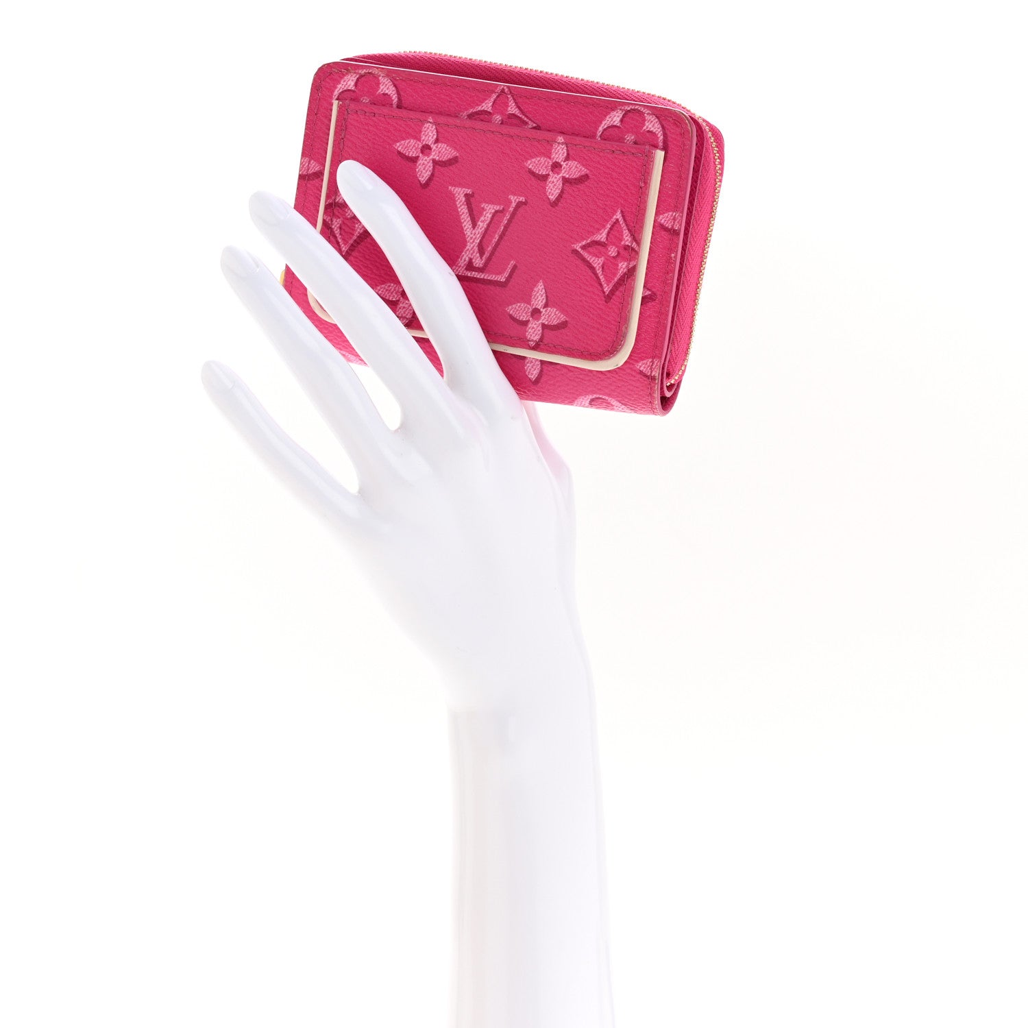 Monogram Fall for You Lou Wallet Fuchsia