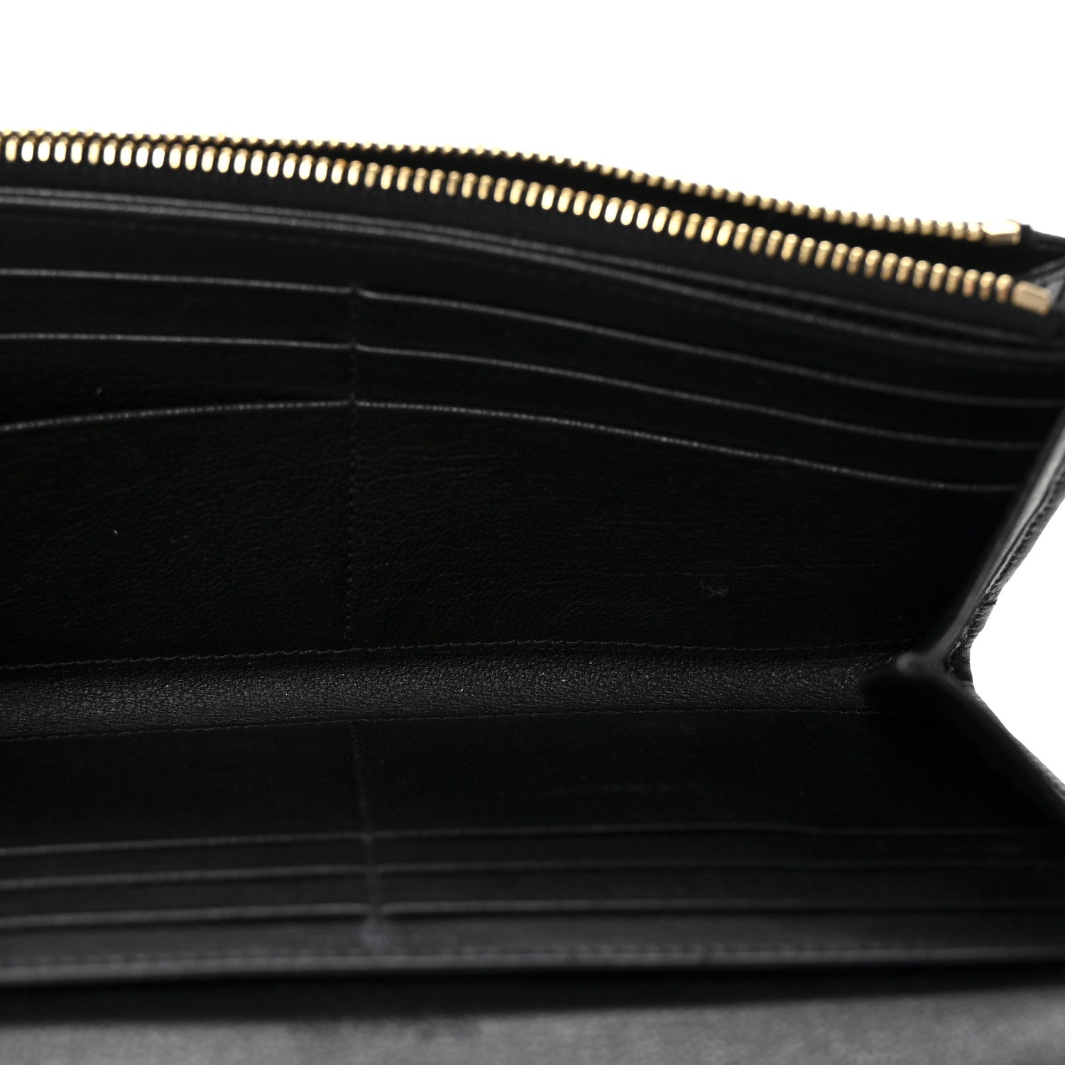 Chevre Belle De Jour Flap Wallet Black