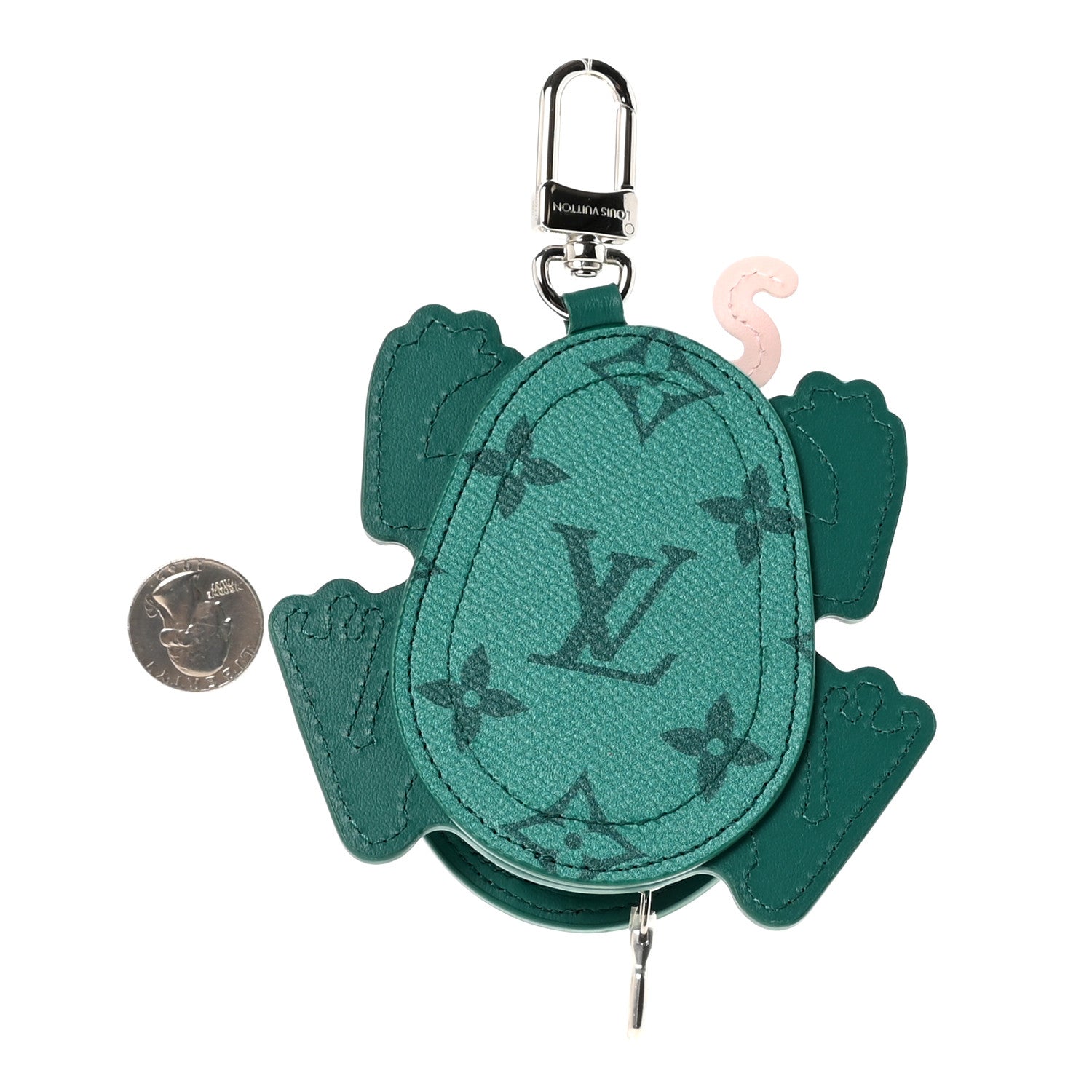 Monogram Frog Bag Charm Borneo Green