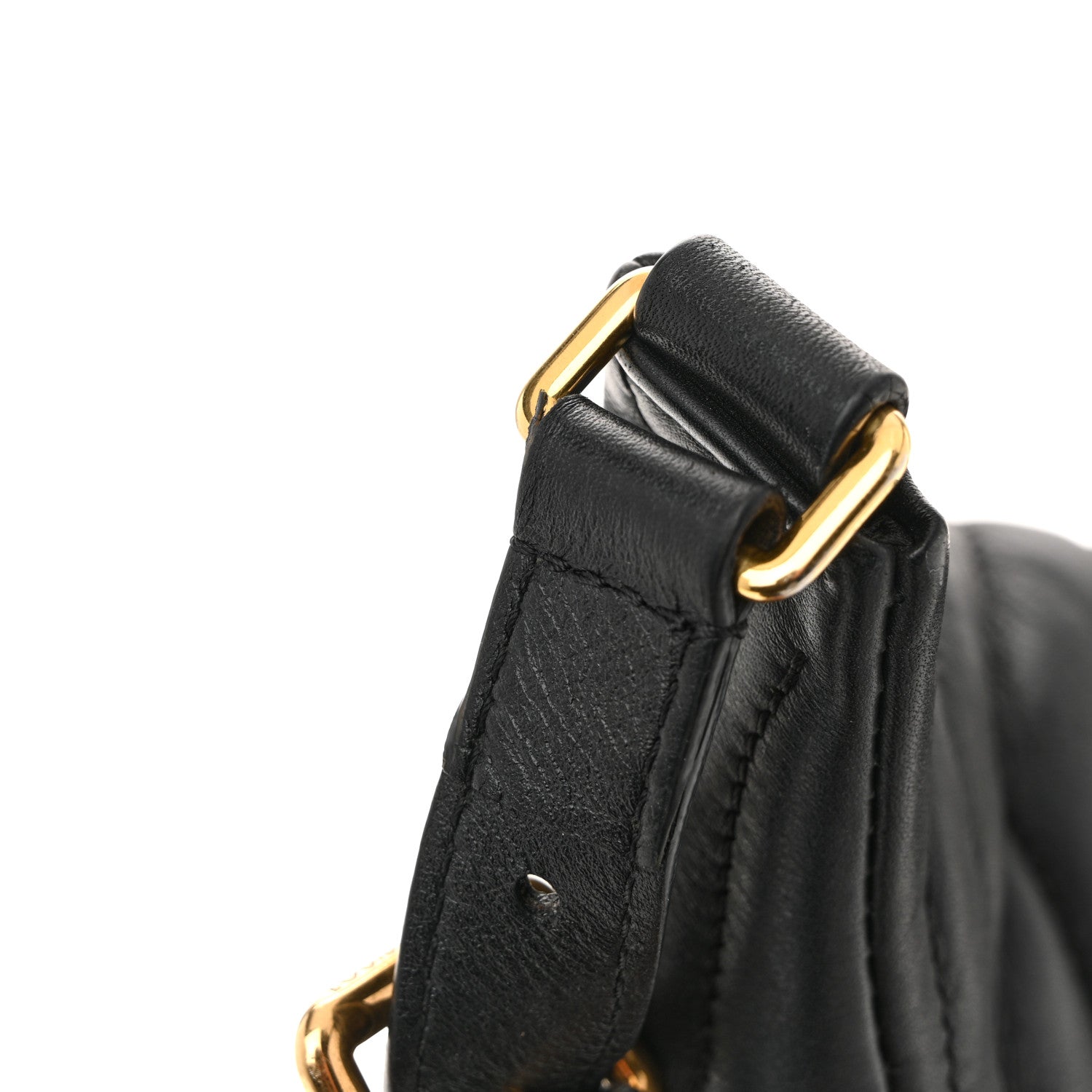 Calfskin Quilted New Wave Bumbag Black