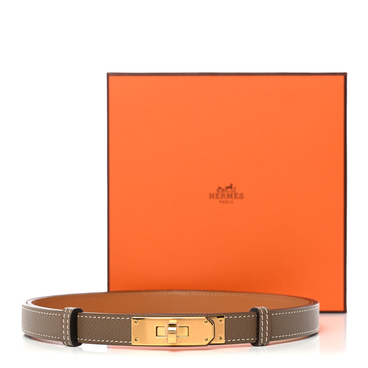 Epsom Kelly Belt Etoupe