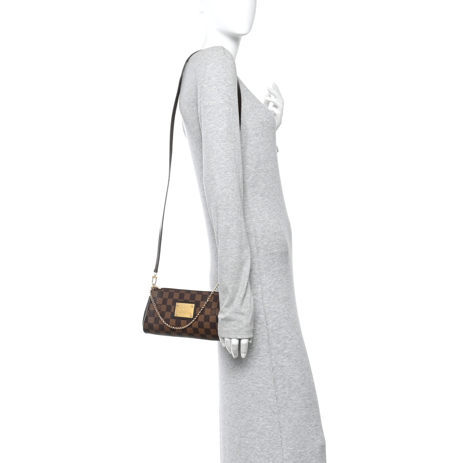 Damier Ebene Eva Clutch