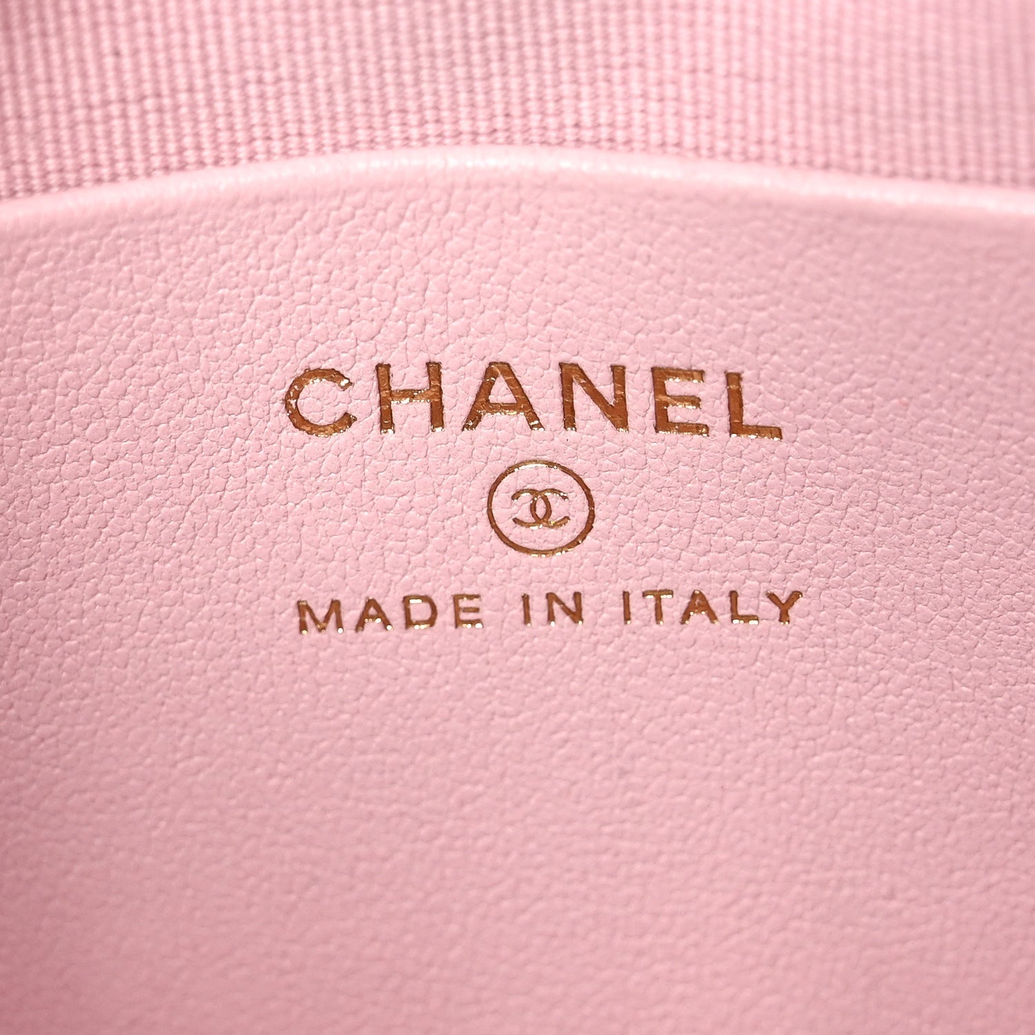 Lambskin Quilted Chain Camera Bag Light Pink
