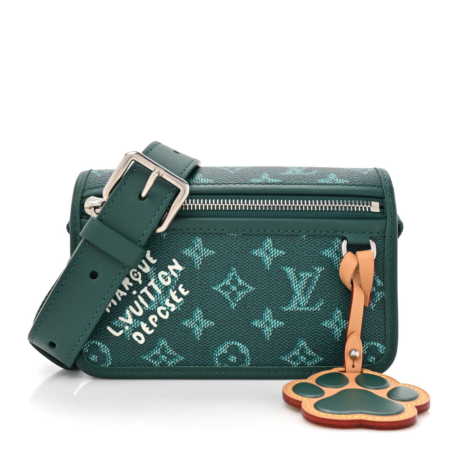 Monogram Heritage Bosphore Wearable Wallet Green