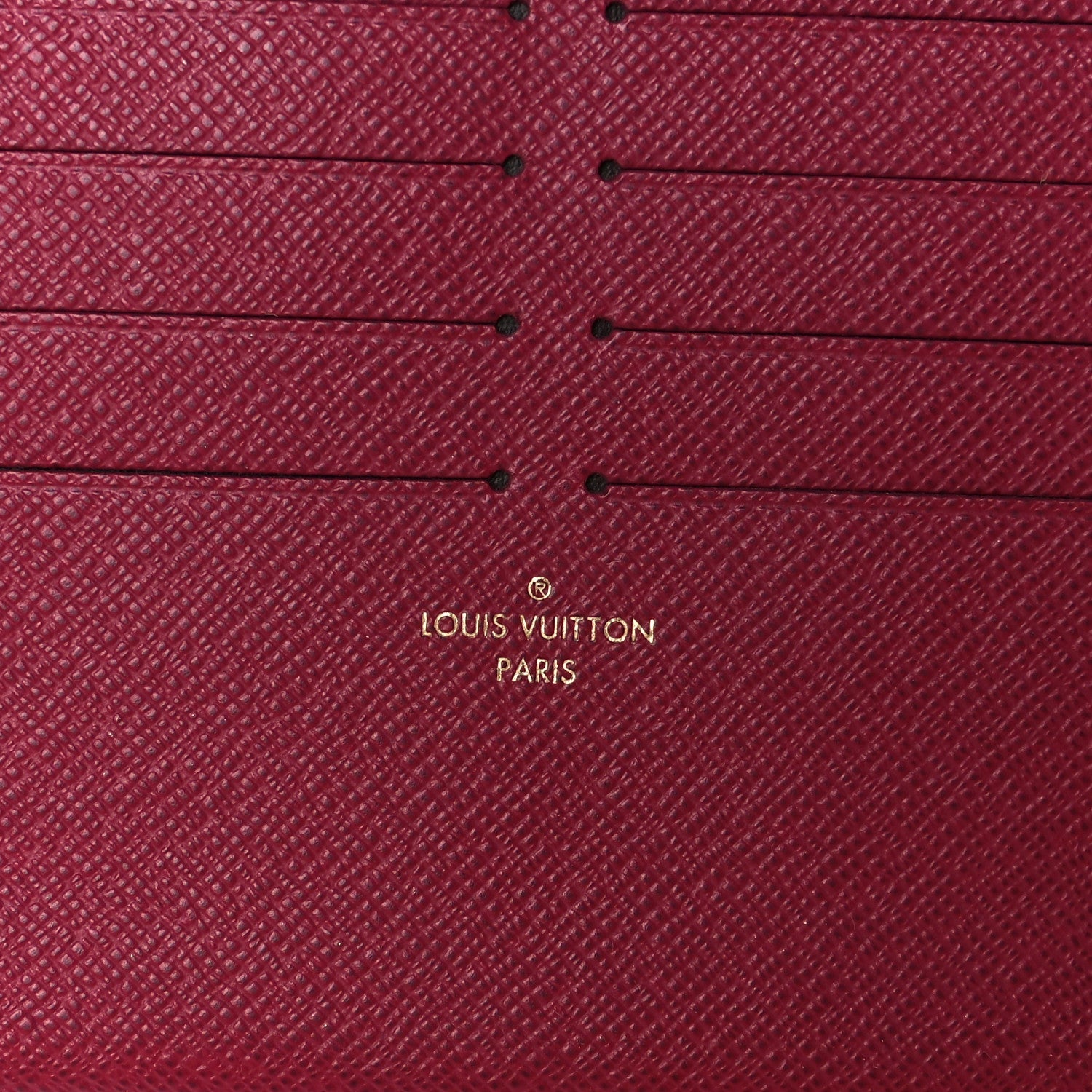 Monogram Pochette Felicie Chain Wallet Fuchsia