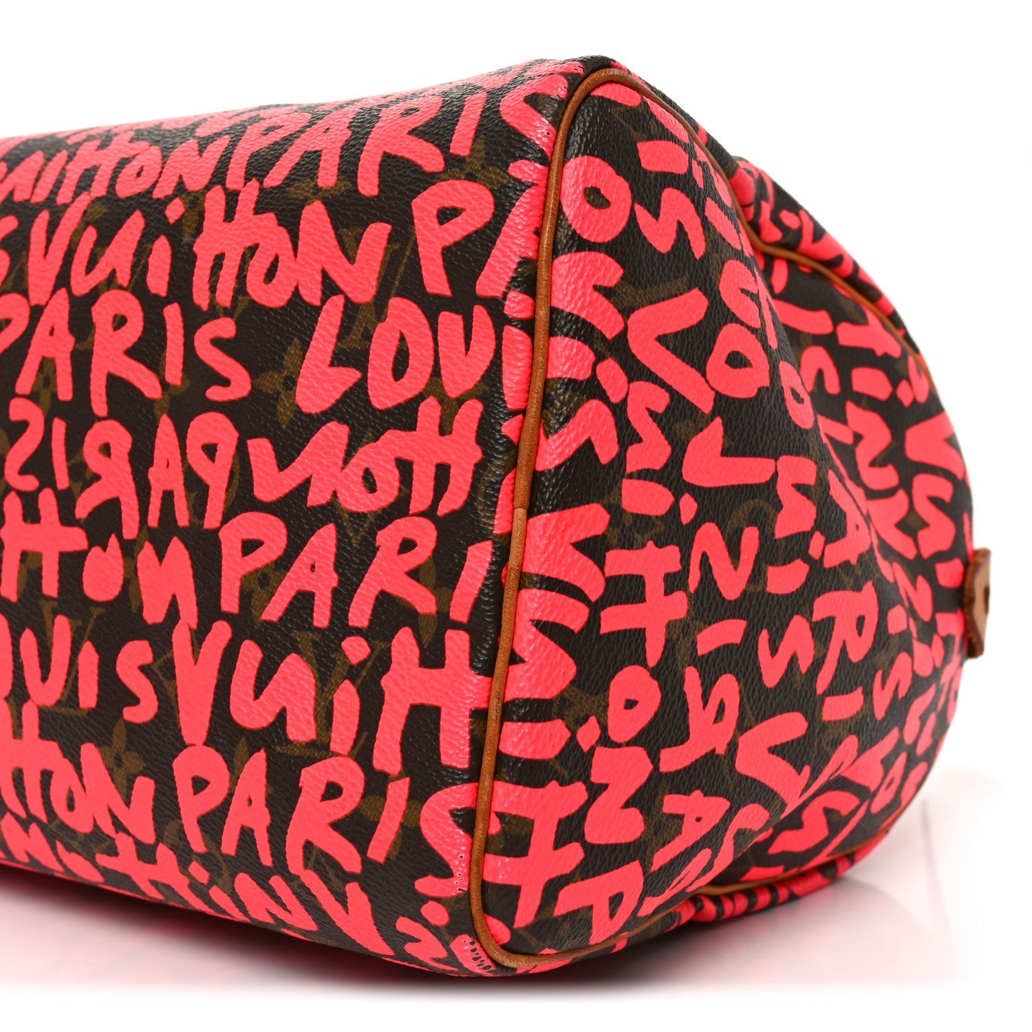 Monogram Graffiti Speedy 30 Fuchsia