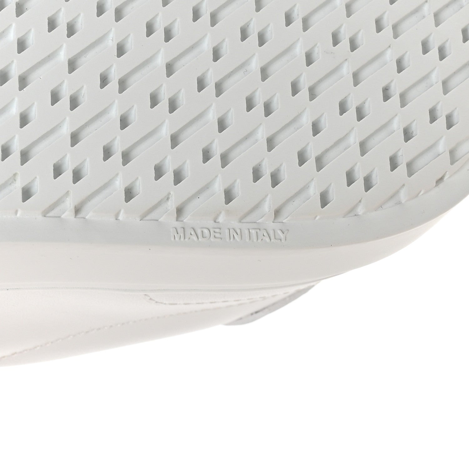 Calfskin Epsom Mens Day Sneakers 42 White