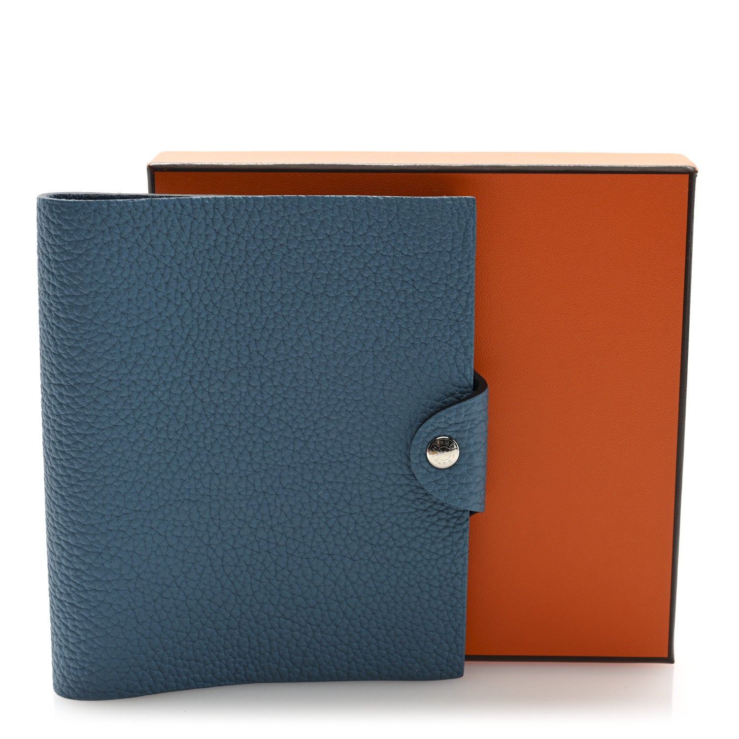 Taurillon Clemence Ulysse PM Notebook Cover New Blue Jean