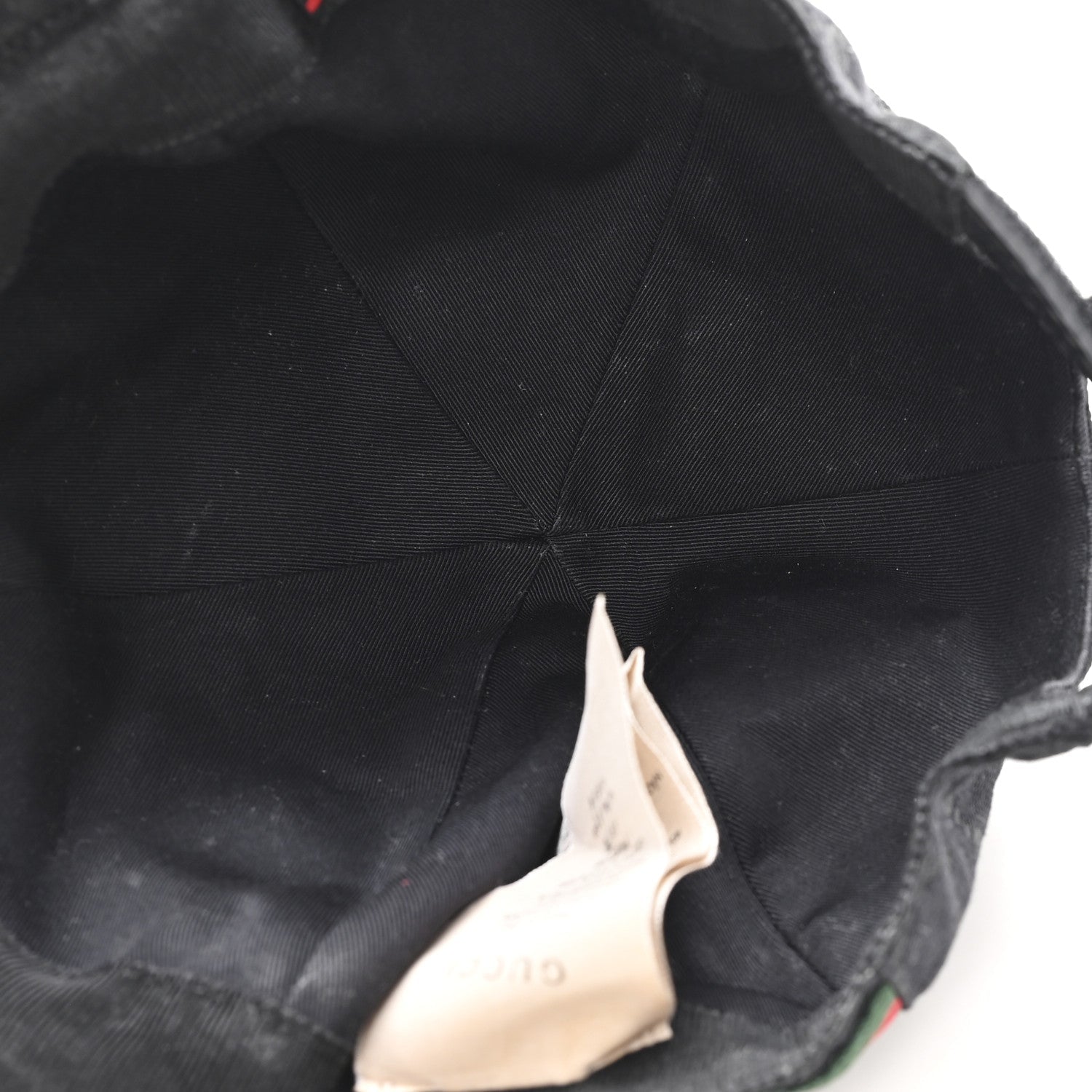 Monogram Web Baseball Hat L Black