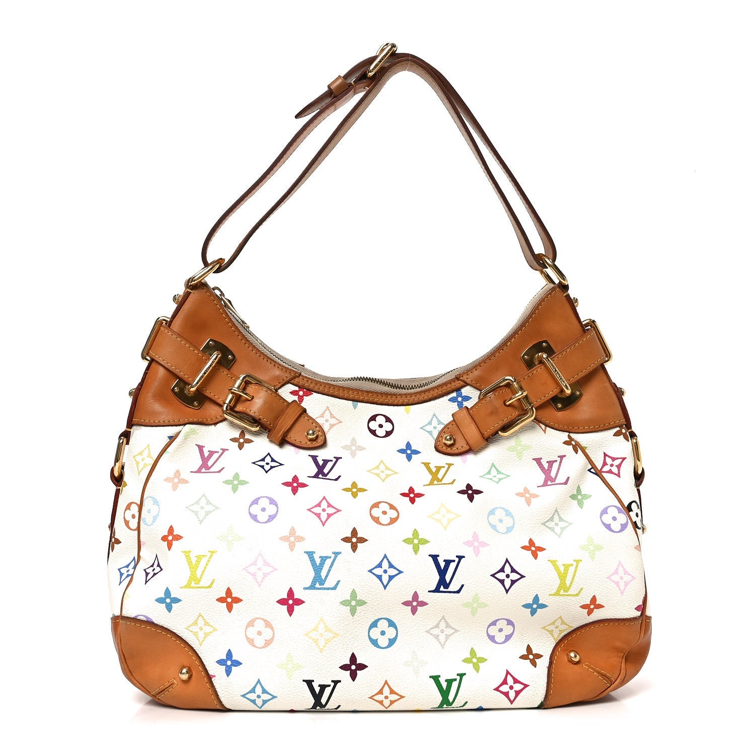 Monogram Multicolor Greta White