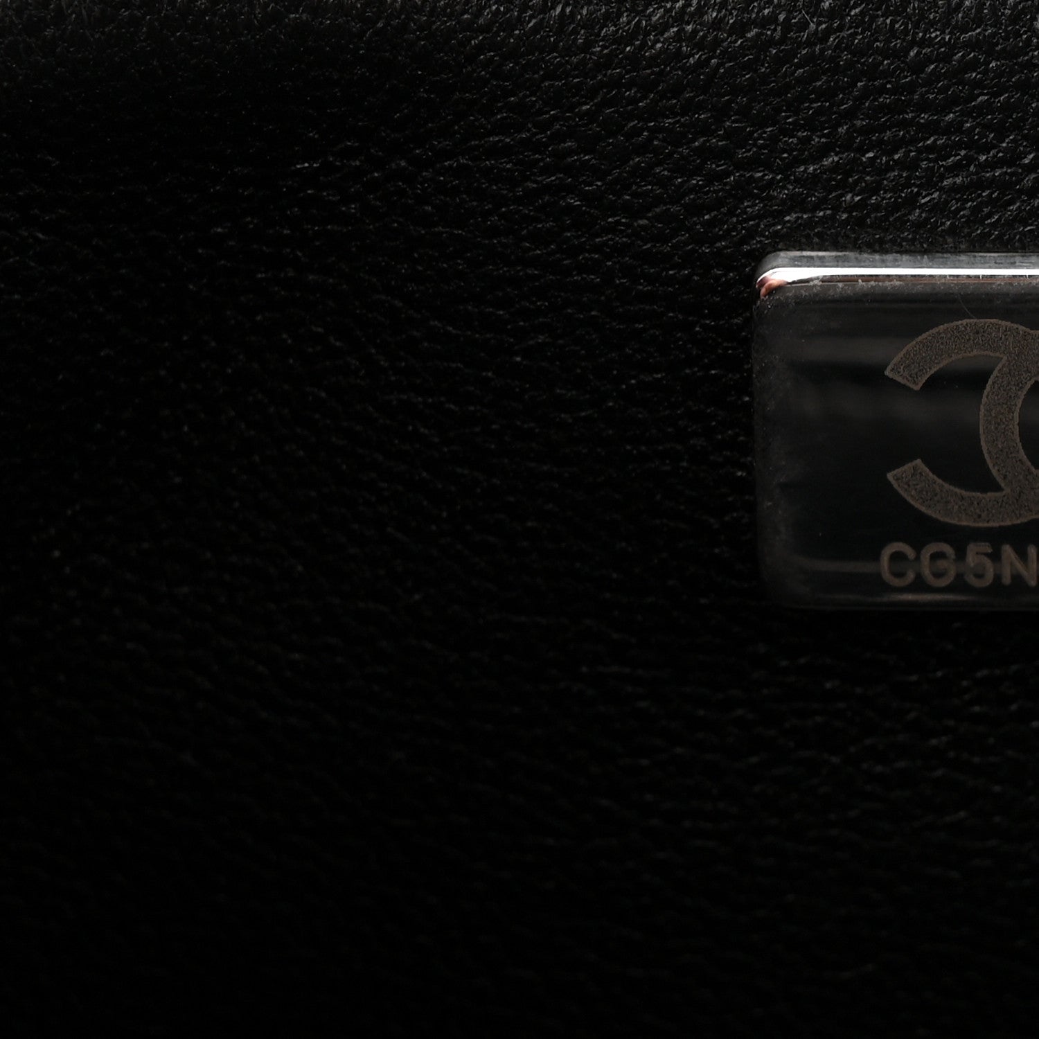 Lambskin Quilted Mini Rectangular Flap Black